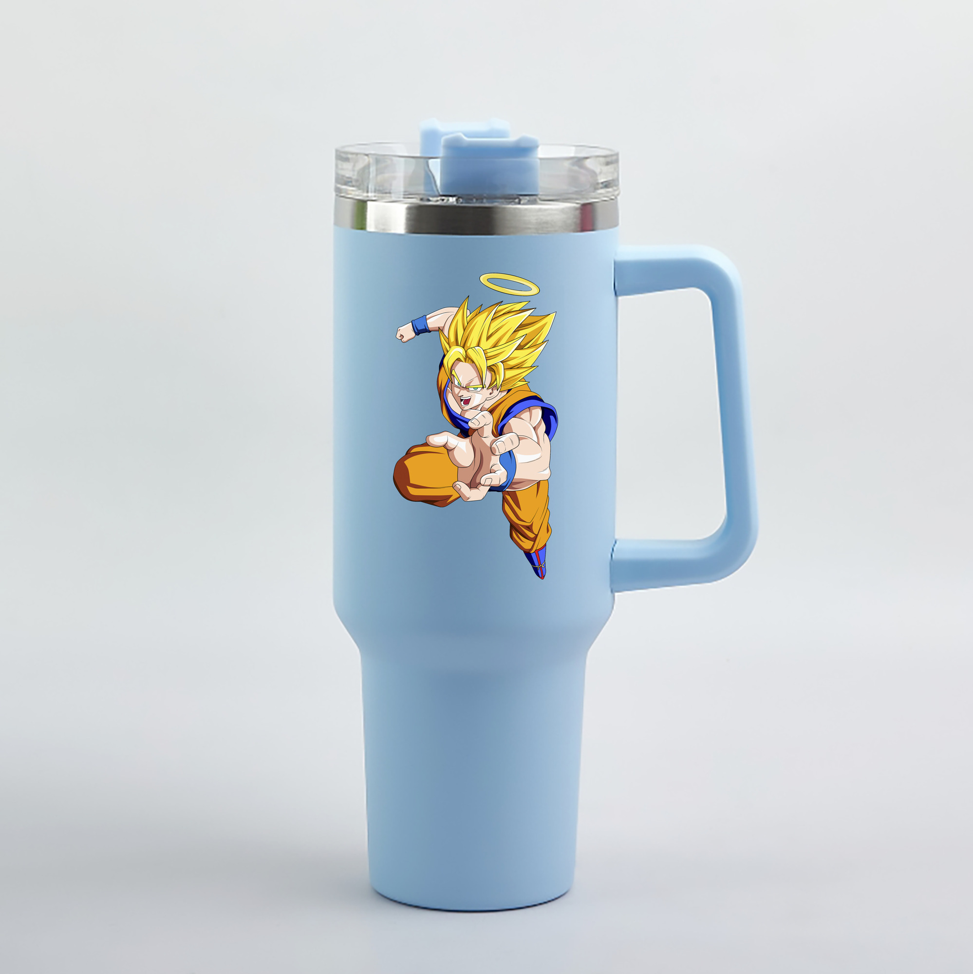 （画像用） ドラゴンボール 孫悟空（そん ごくう）Son Goku カカロット DRAGON BALL Kakarotto 1200mL車用タンブラー（カラープリント）