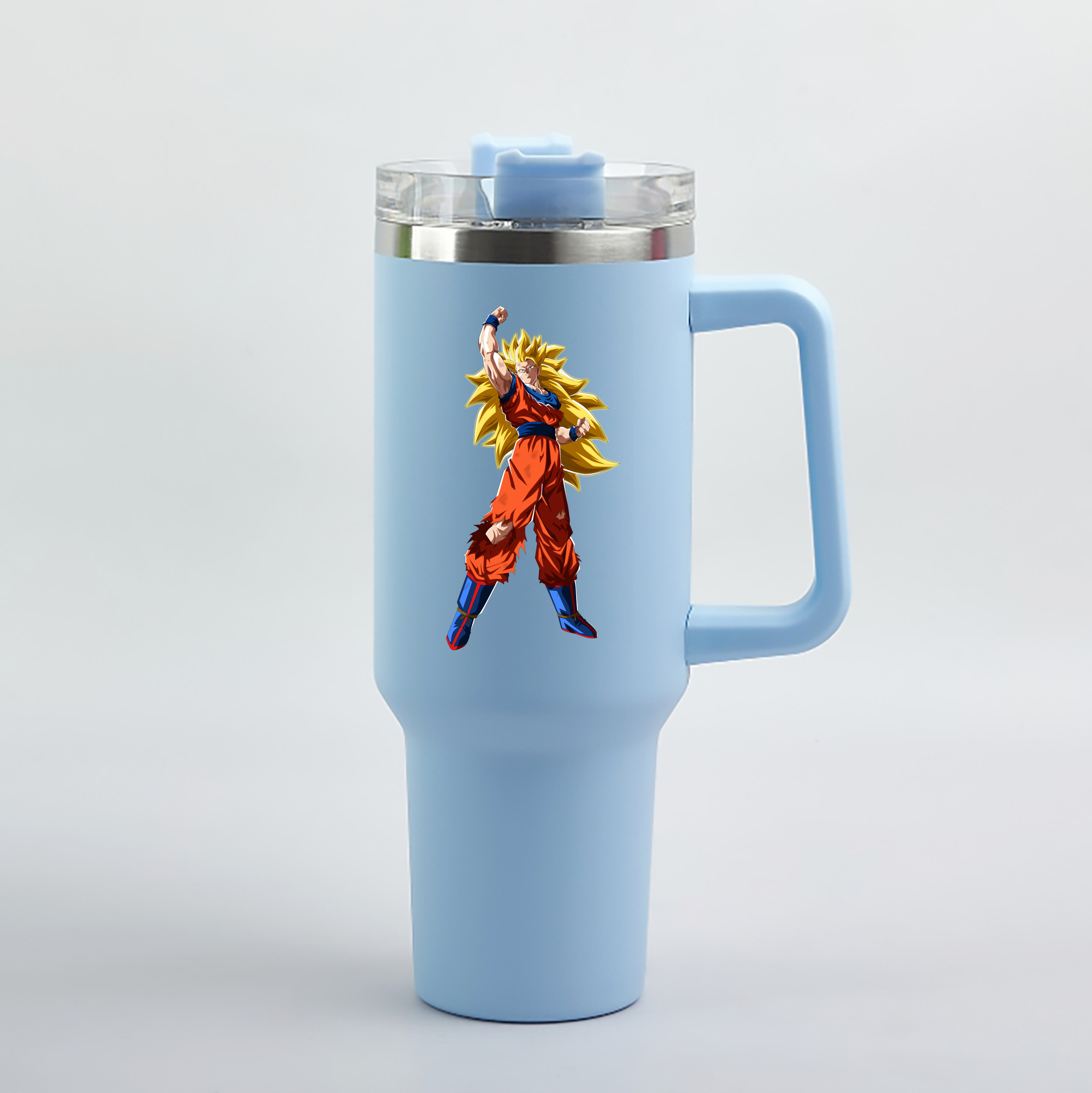 （画像用） ドラゴンボール 孫悟空（そん ごくう）Son Goku カカロット DRAGON BALL Kakarotto 1200mL車用タンブラー（カラープリント）