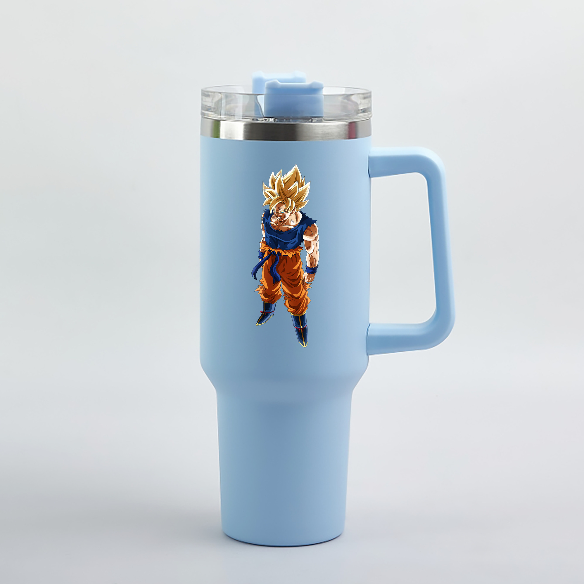 （画像用） ドラゴンボール 孫悟空（そん ごくう）Son Goku カカロット DRAGON BALL Kakarotto 1200mL車用タンブラー（カラープリント）