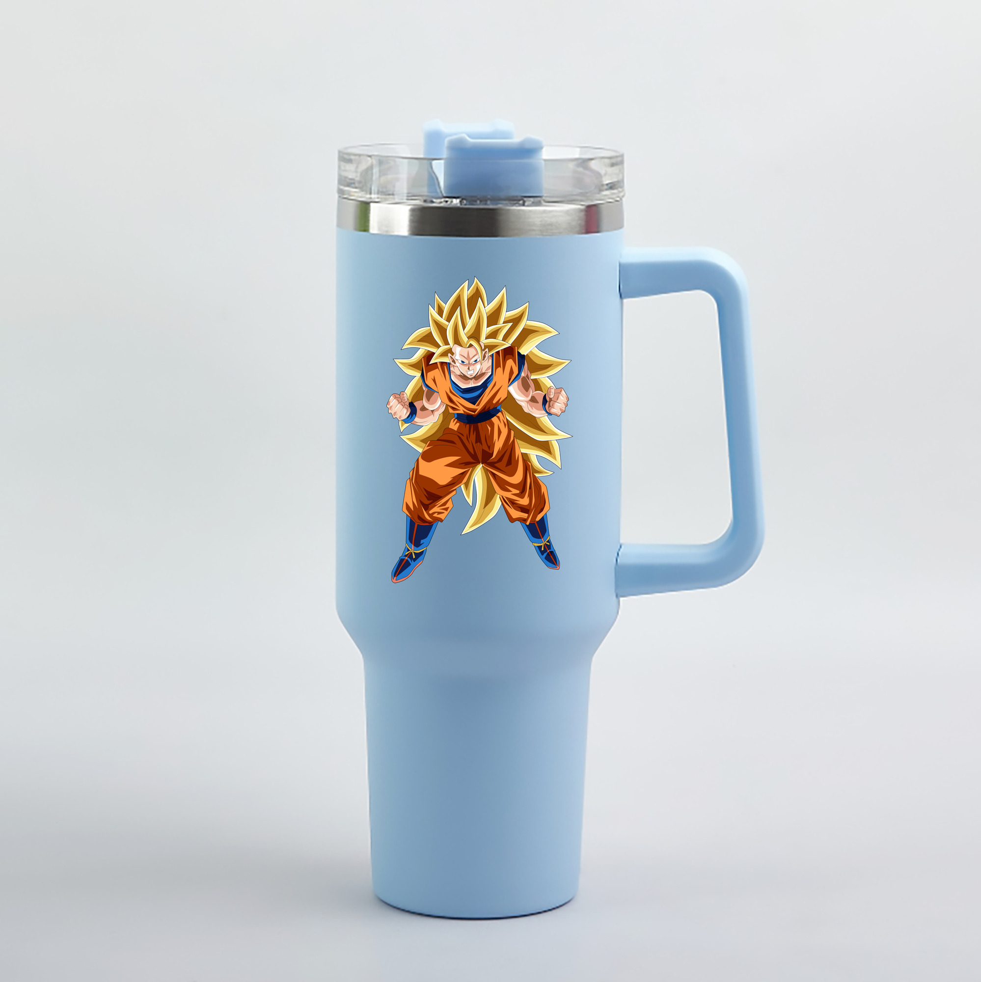 （画像用） ドラゴンボール 孫悟空（そん ごくう）Son Goku カカロット DRAGON BALL Kakarotto 1200mL車用タンブラー（カラープリント）