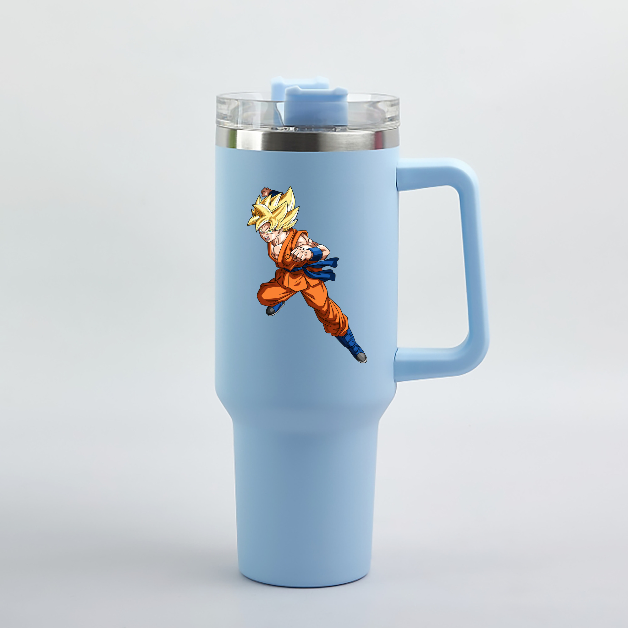 （画像用） ドラゴンボール 孫悟空（そん ごくう）Son Goku カカロット DRAGON BALL Kakarotto 1200mL車用タンブラー（カラープリント）