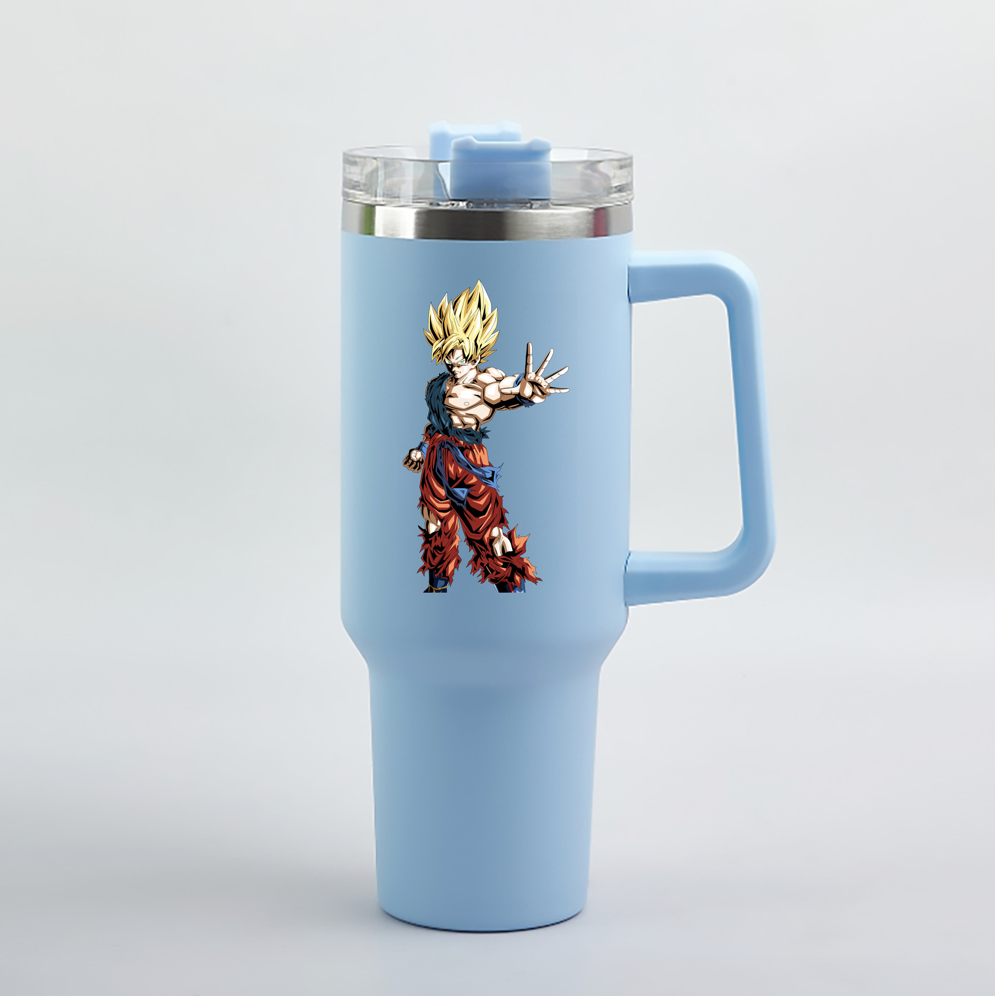 （画像用） ドラゴンボール 孫悟空（そん ごくう）Son Goku カカロット DRAGON BALL Kakarotto 1200mL車用タンブラー（カラープリント）