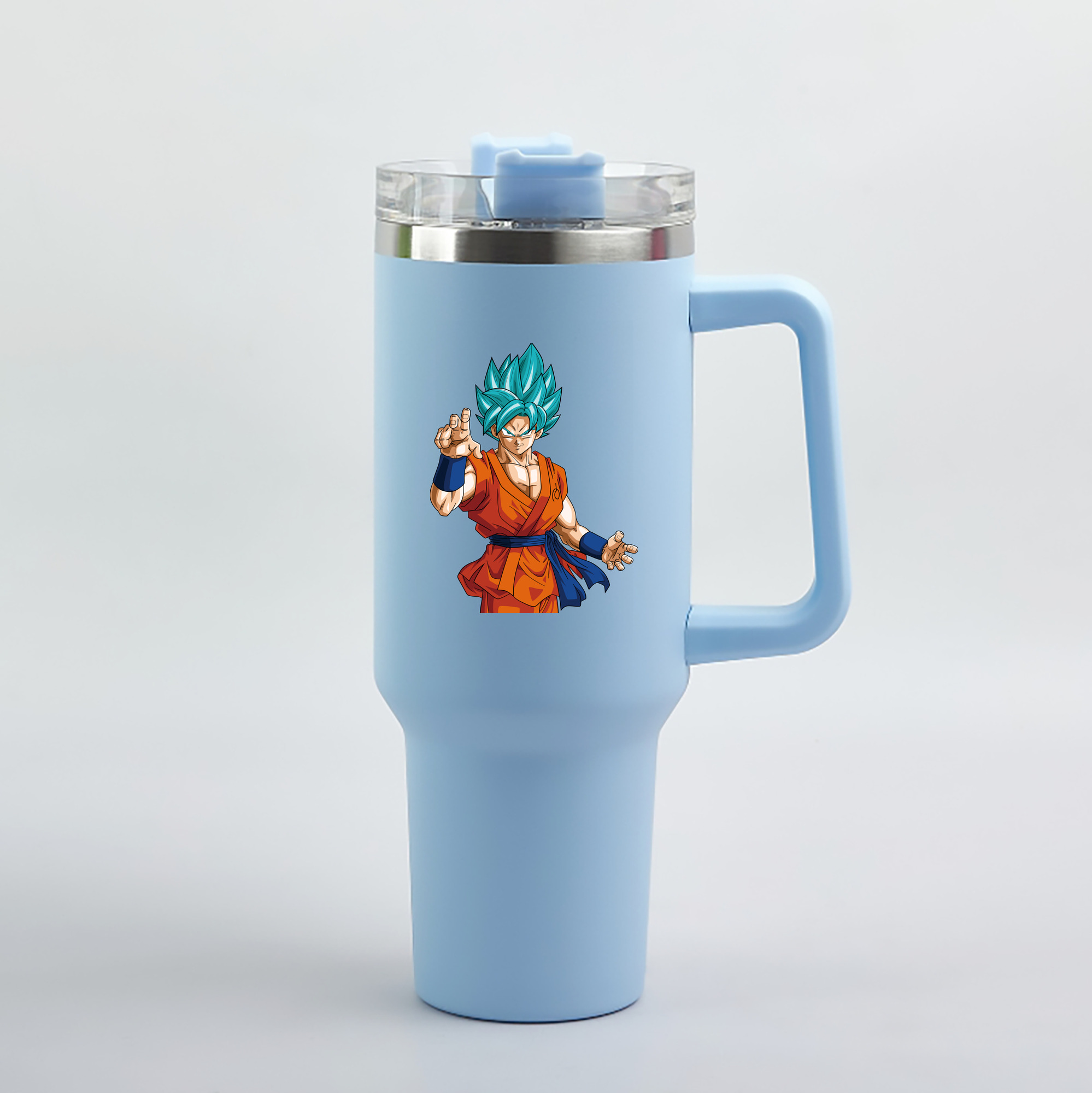 （画像用） ドラゴンボール 孫悟空（そん ごくう）Son Goku カカロット DRAGON BALL Kakarotto 1200mL車用タンブラー（カラープリント）