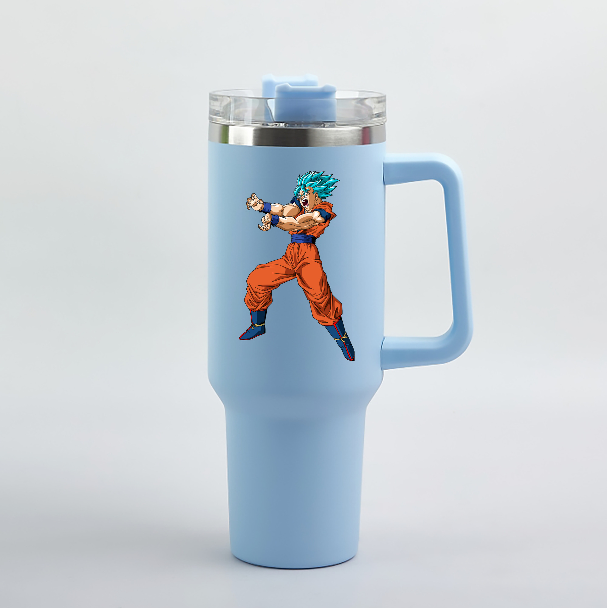 （画像用） ドラゴンボール 孫悟空（そん ごくう）Son Goku カカロット DRAGON BALL Kakarotto 1200mL車用タンブラー（カラープリント）