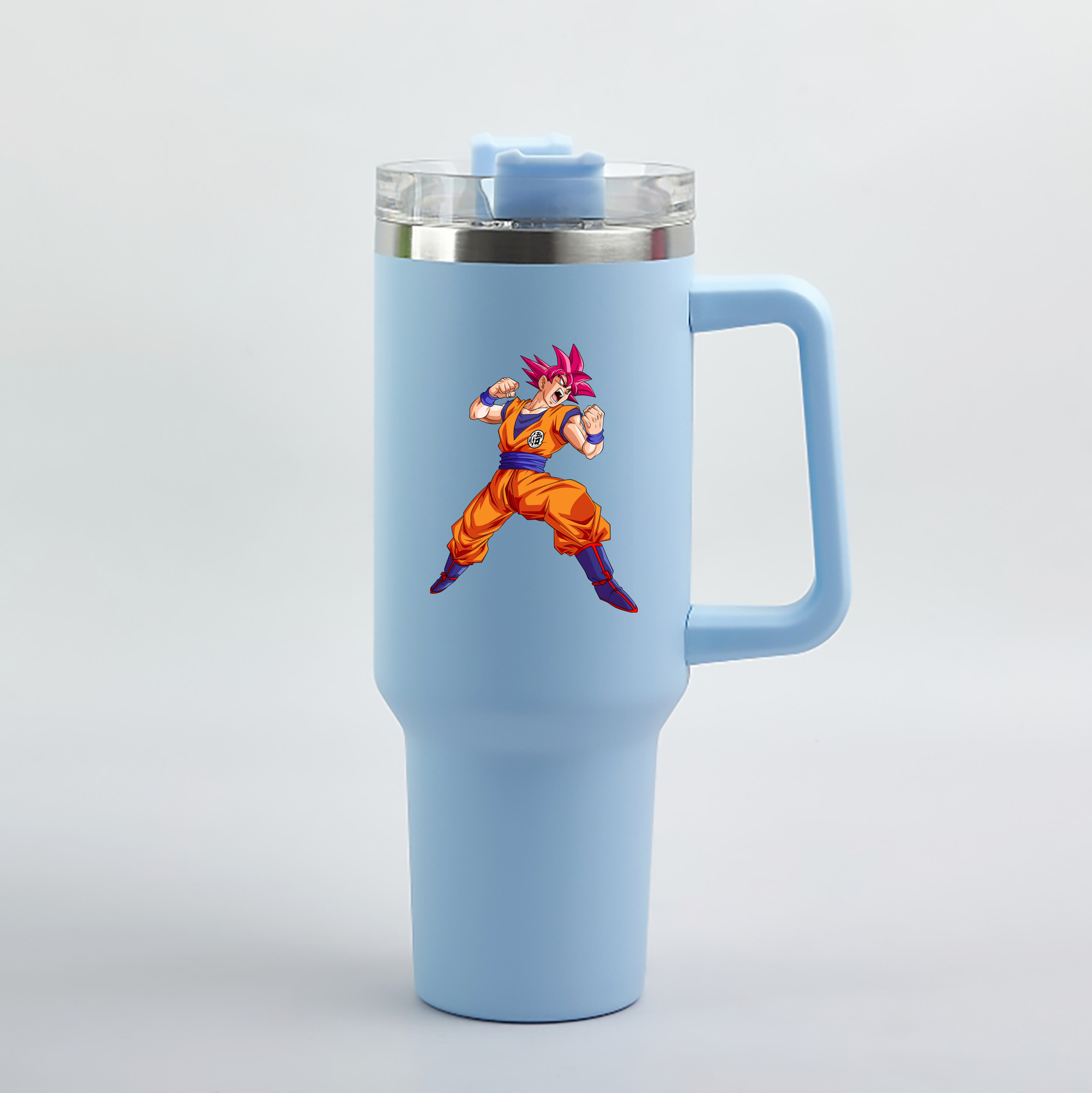 （画像用） ドラゴンボール 孫悟空（そん ごくう）Son Goku カカロット DRAGON BALL Kakarotto 1200mL車用タンブラー（カラープリント）