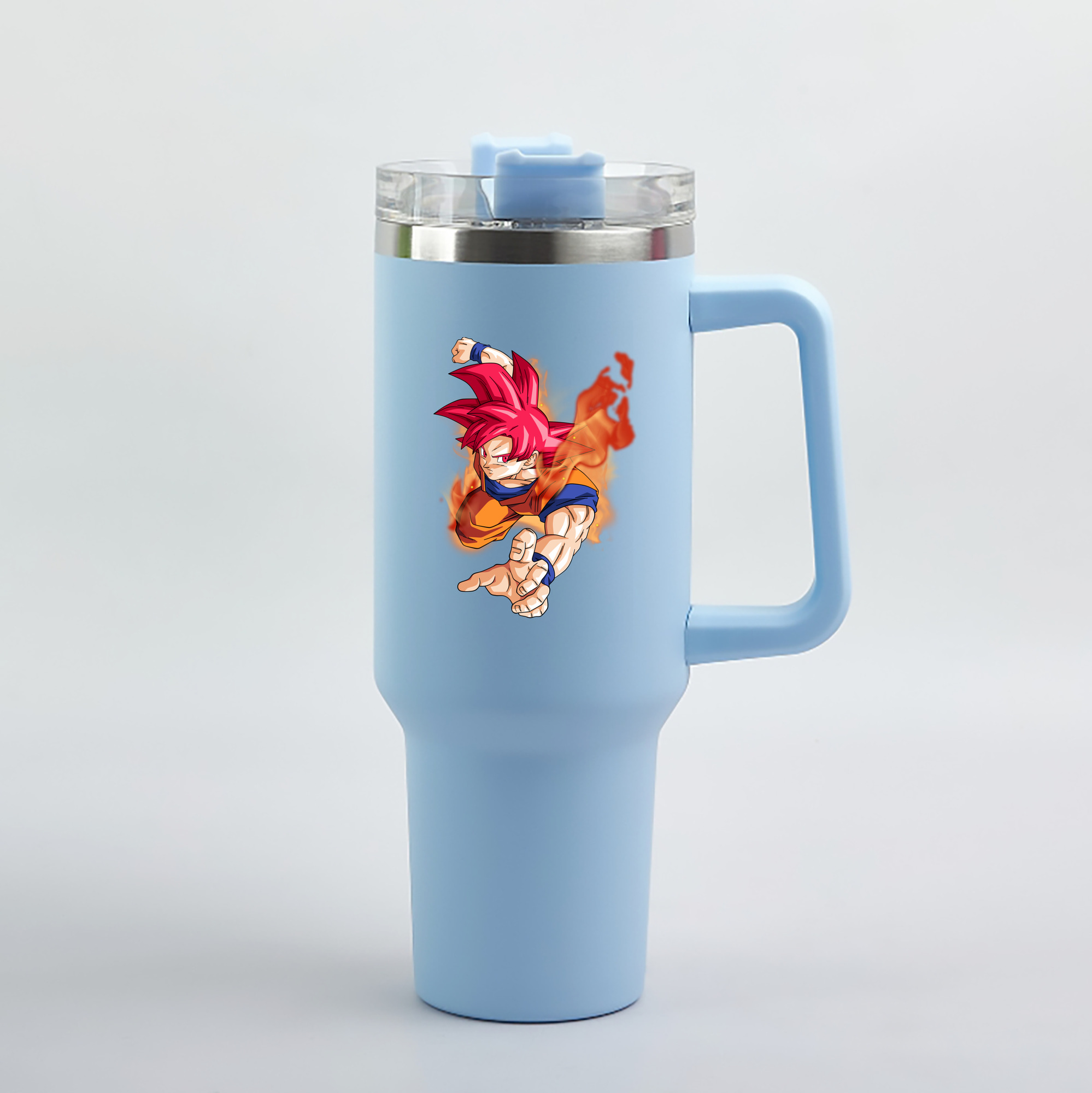 （画像用） ドラゴンボール 孫悟空（そん ごくう）Son Goku カカロット DRAGON BALL Kakarotto 1200mL車用タンブラー（カラープリント）
