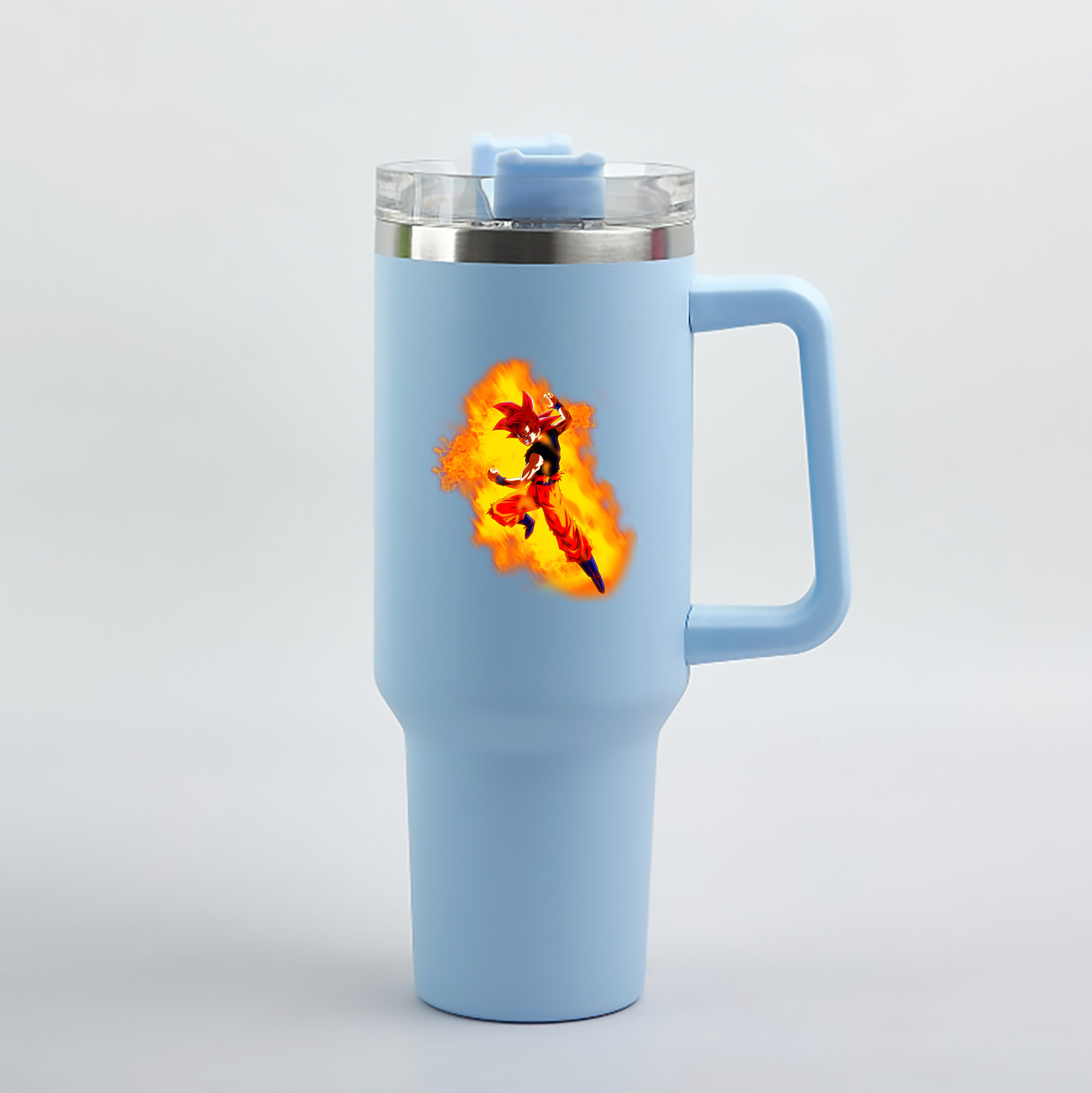 （画像用） ドラゴンボール 孫悟空（そん ごくう）Son Goku カカロット DRAGON BALL Kakarotto 1200mL車用タンブラー（カラープリント）