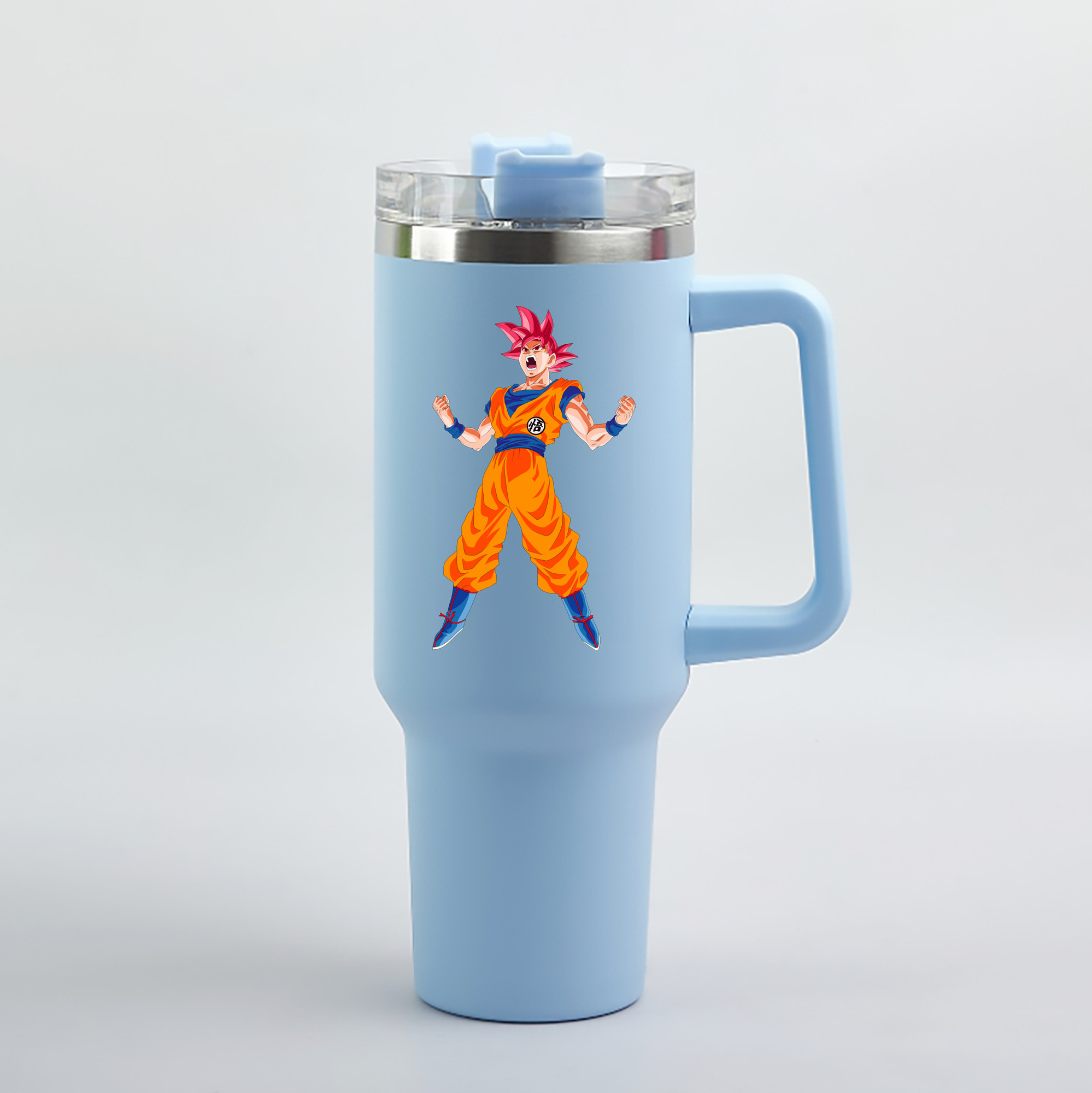 （画像用） ドラゴンボール 孫悟空（そん ごくう）Son Goku カカロット DRAGON BALL Kakarotto 1200mL車用タンブラー（カラープリント）