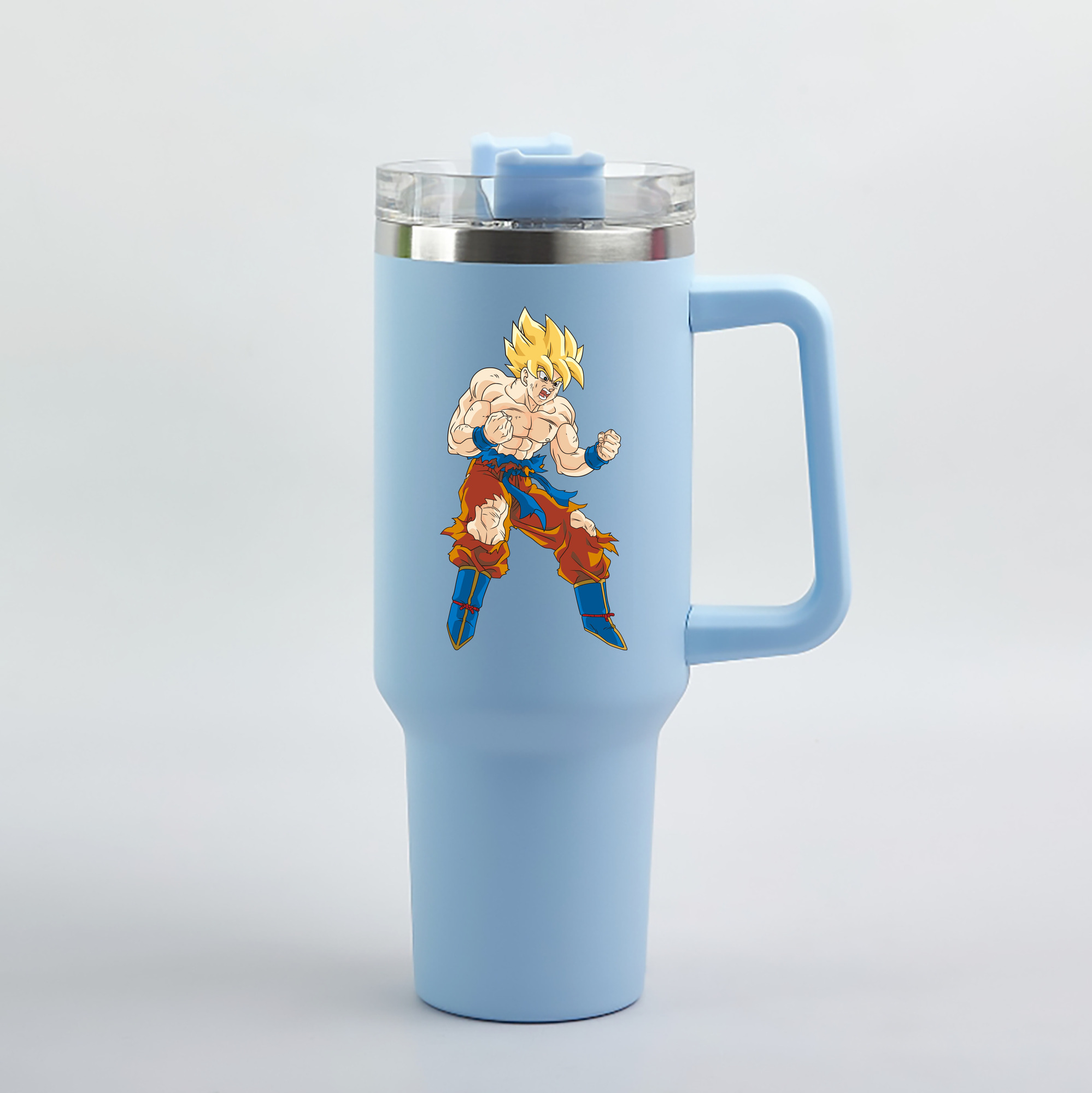 （画像用） ドラゴンボール 孫悟空（そん ごくう）Son Goku カカロット DRAGON BALL Kakarotto 1200mL車用タンブラー（カラープリント）