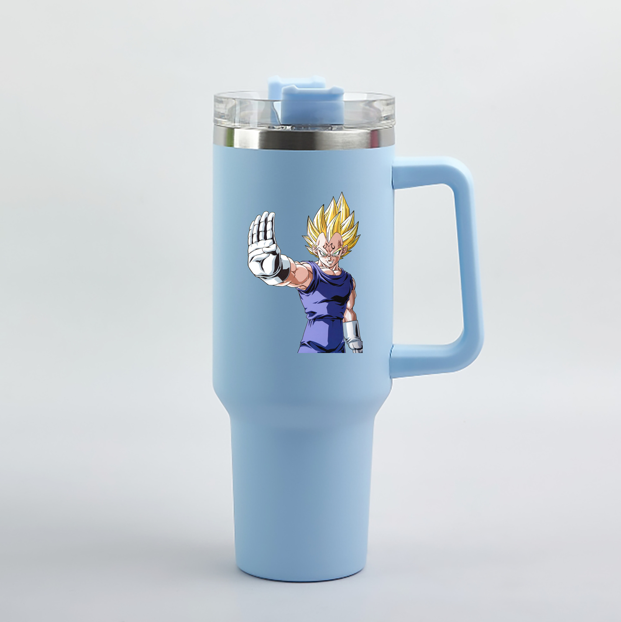 （画像用） ドラゴンボール ベジータ四世（Bejīta Yonsei）DRAGON BALL Vegeta IV 1200mL車用タンブラー（カラープリント）