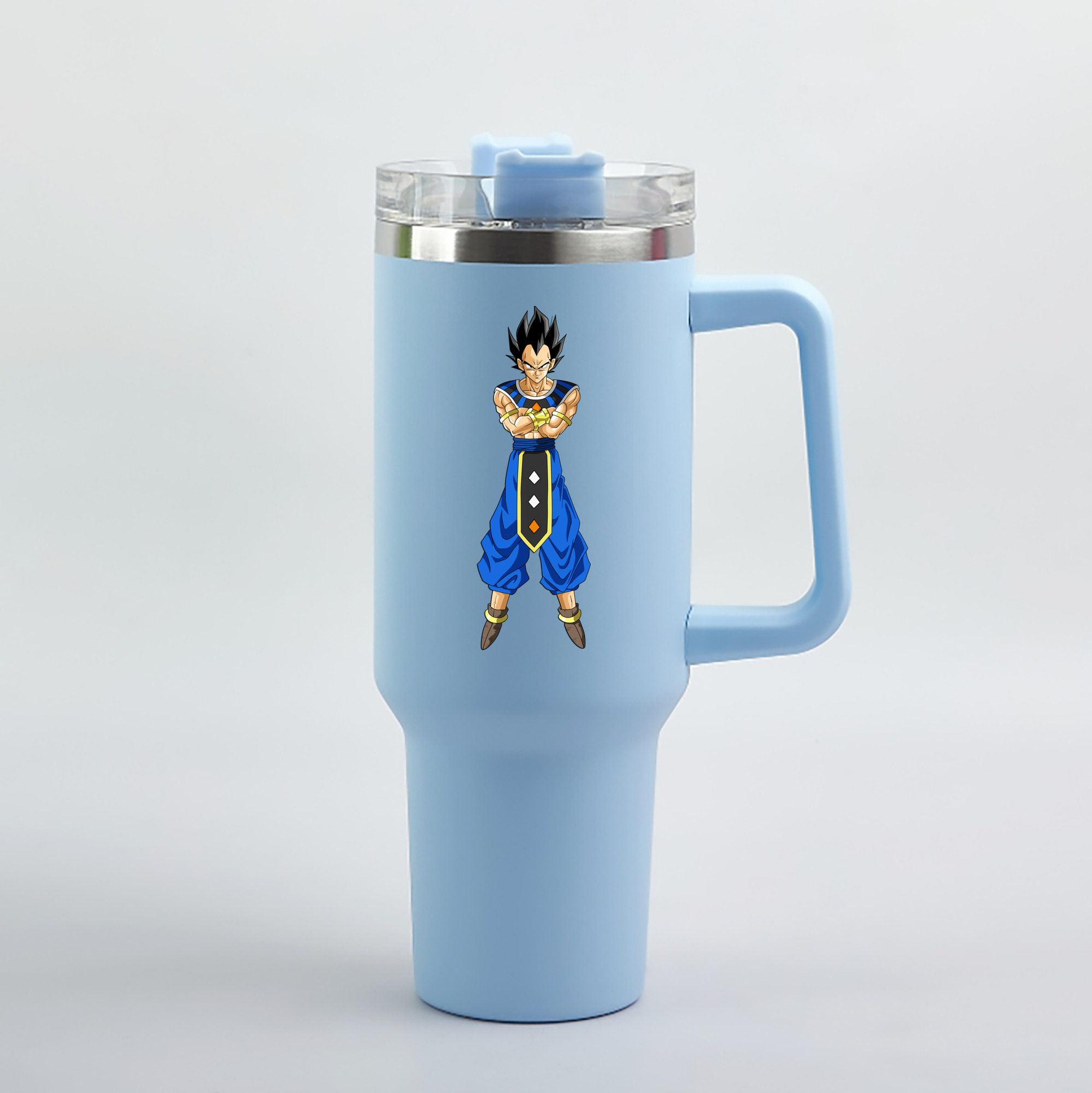（画像用） ドラゴンボール ベジータ四世（Bejīta Yonsei）DRAGON BALL Vegeta IV 1200mL車用タンブラー（カラープリント）