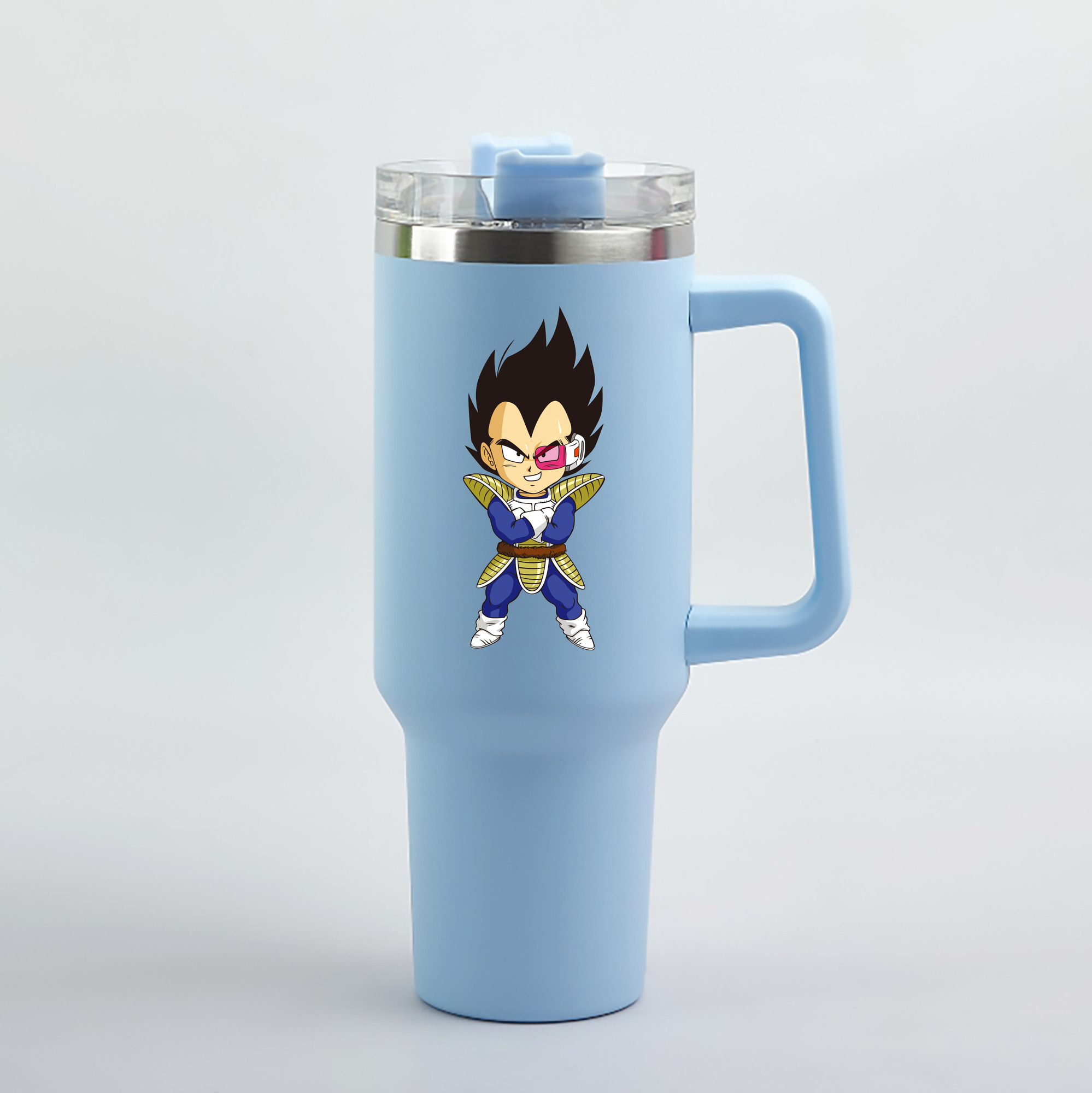 （画像用） ドラゴンボール ベジータ四世（Bejīta Yonsei）DRAGON BALL Vegeta IV 1200mL車用タンブラー（カラープリント）
