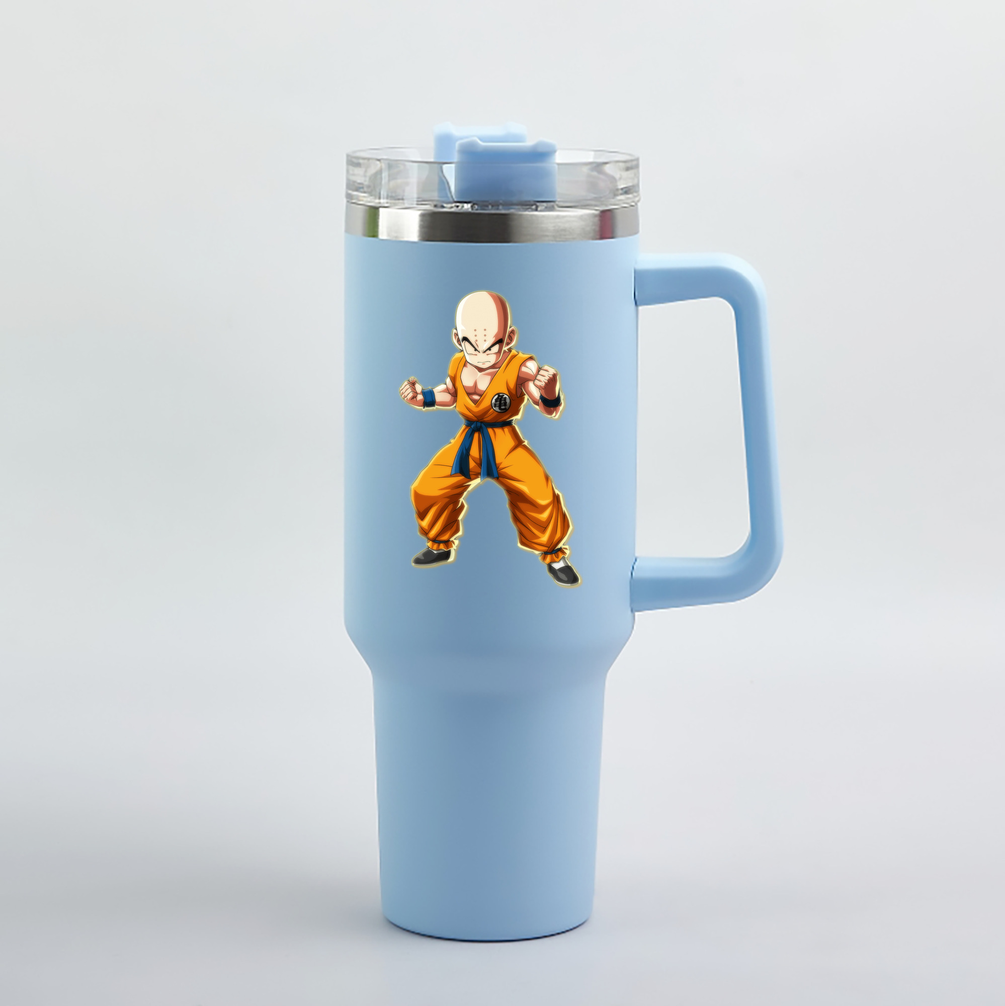 （画像用） ドラゴンボール クリリン DRAGON BALL krillin 1200mL車用タンブラー（カラープリント）