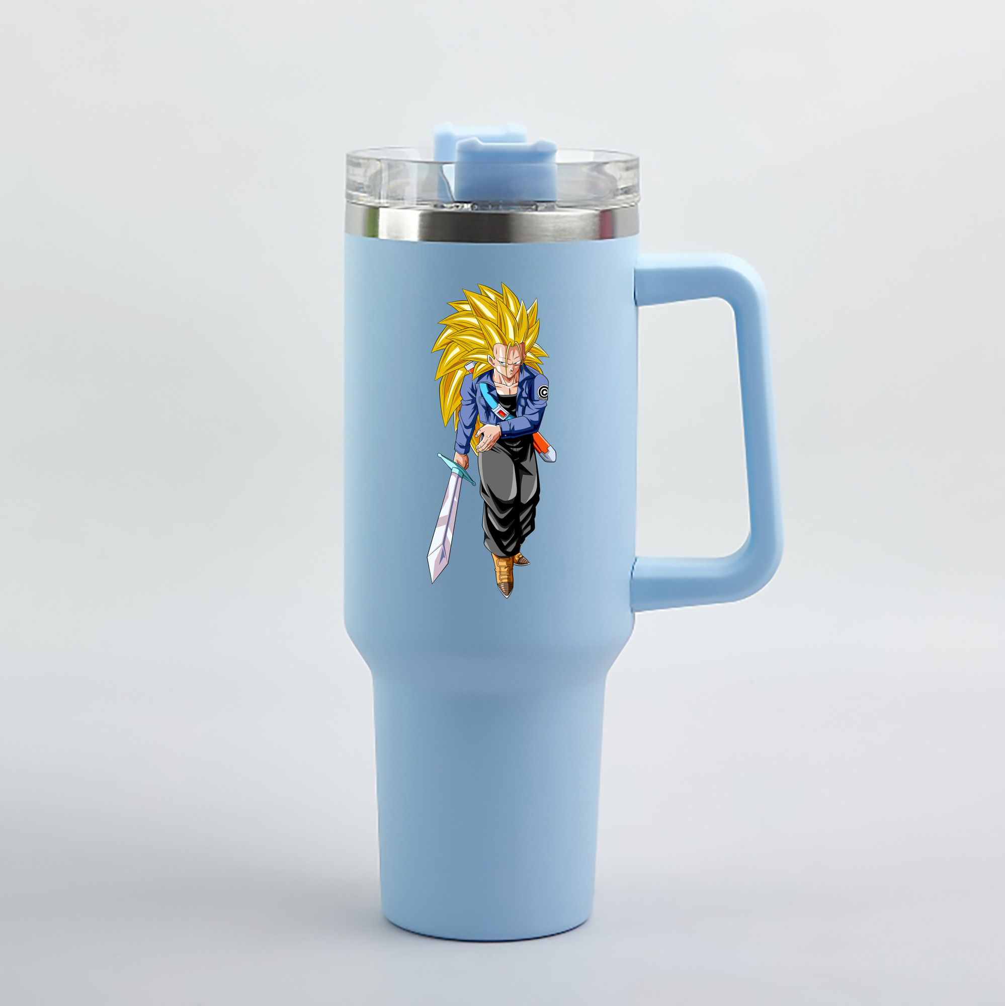 （画像用） ドラゴンボール トランクス（Torankusu）DRAGON BALL Trunks 1200mL車用タンブラー（カラープリント）