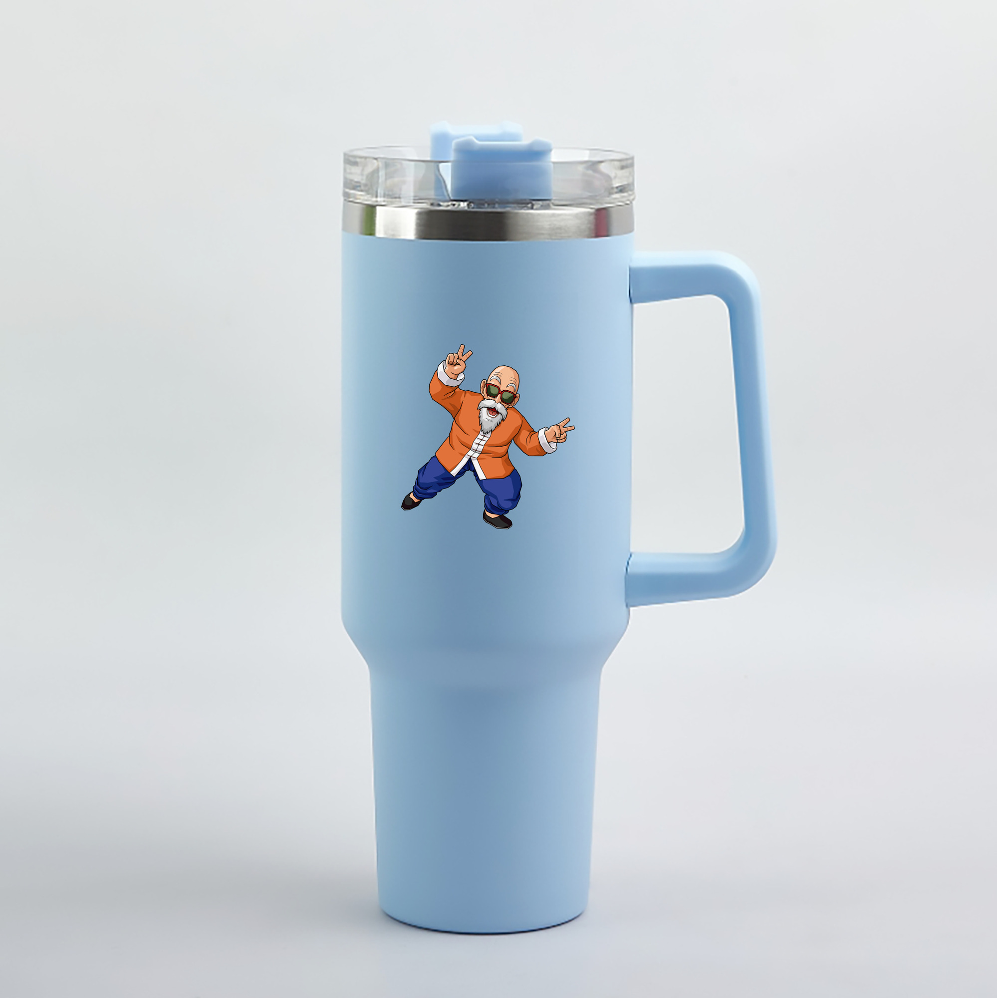 （画像用） ドラゴンボール 亀仙人（かめせんにん） DRAGON BALL Master Roshi Kame Sennin 1200mL車用タンブラー（カラープリント）