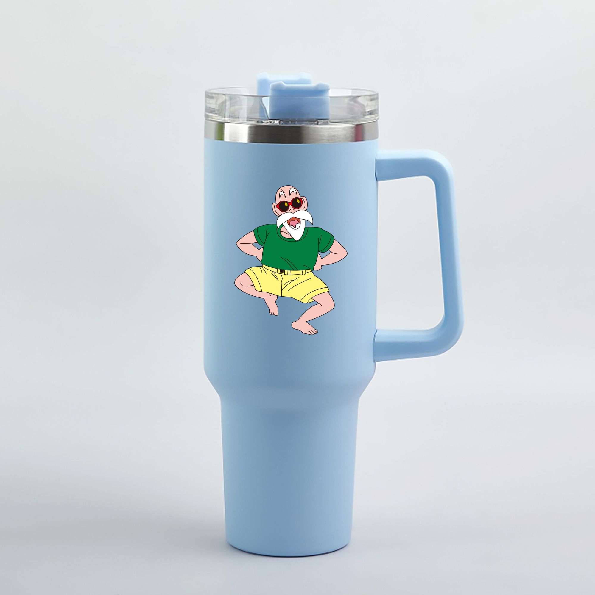 （画像用） ドラゴンボール 亀仙人（かめせんにん） DRAGON BALL Master Roshi Kame Sennin 1200mL車用タンブラー（カラープリント）