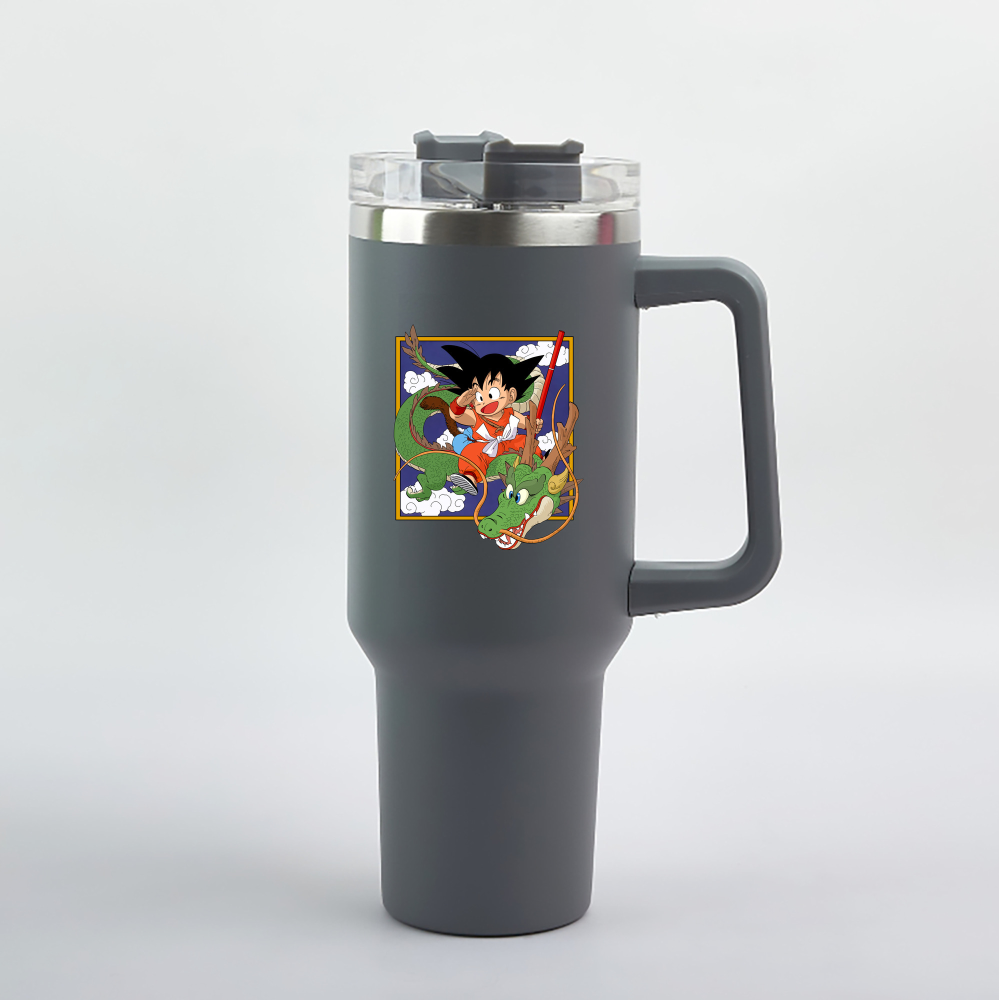 （画像用） ドラゴンボール 孫悟空（そん ごくう）Son Goku カカロット DRAGON BALL Kakarotto 1200mL車用タンブラー（カラープリント）