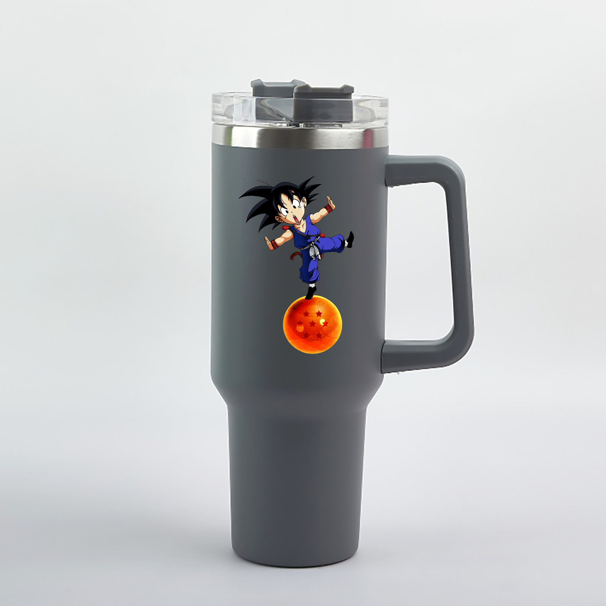 （画像用） ドラゴンボール 孫悟空（そん ごくう）Son Goku カカロット DRAGON BALL Kakarotto 1200mL車用タンブラー（カラープリント）