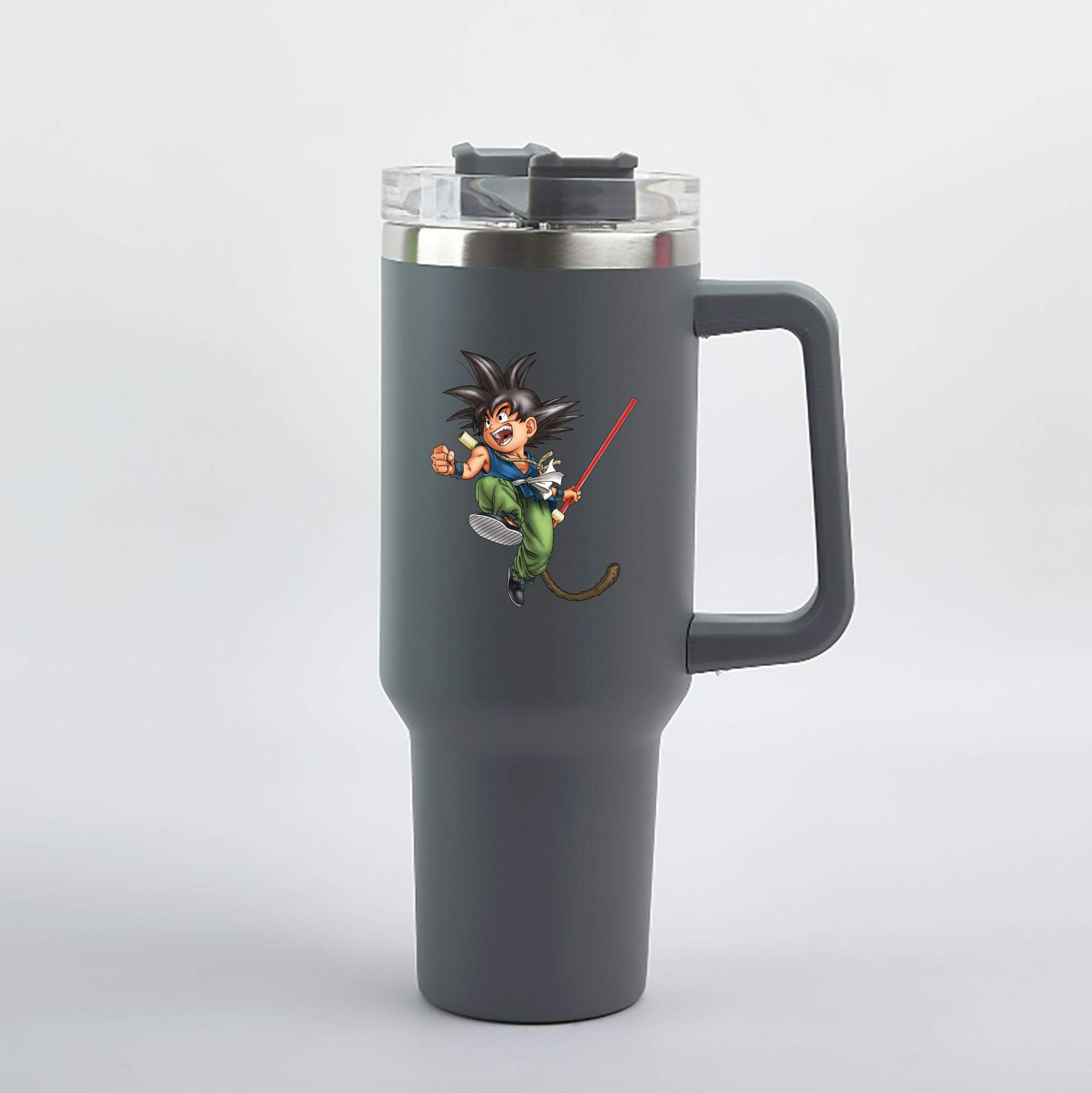 （画像用） ドラゴンボール 孫悟空（そん ごくう）Son Goku カカロット DRAGON BALL Kakarotto 1200mL車用タンブラー（カラープリント）