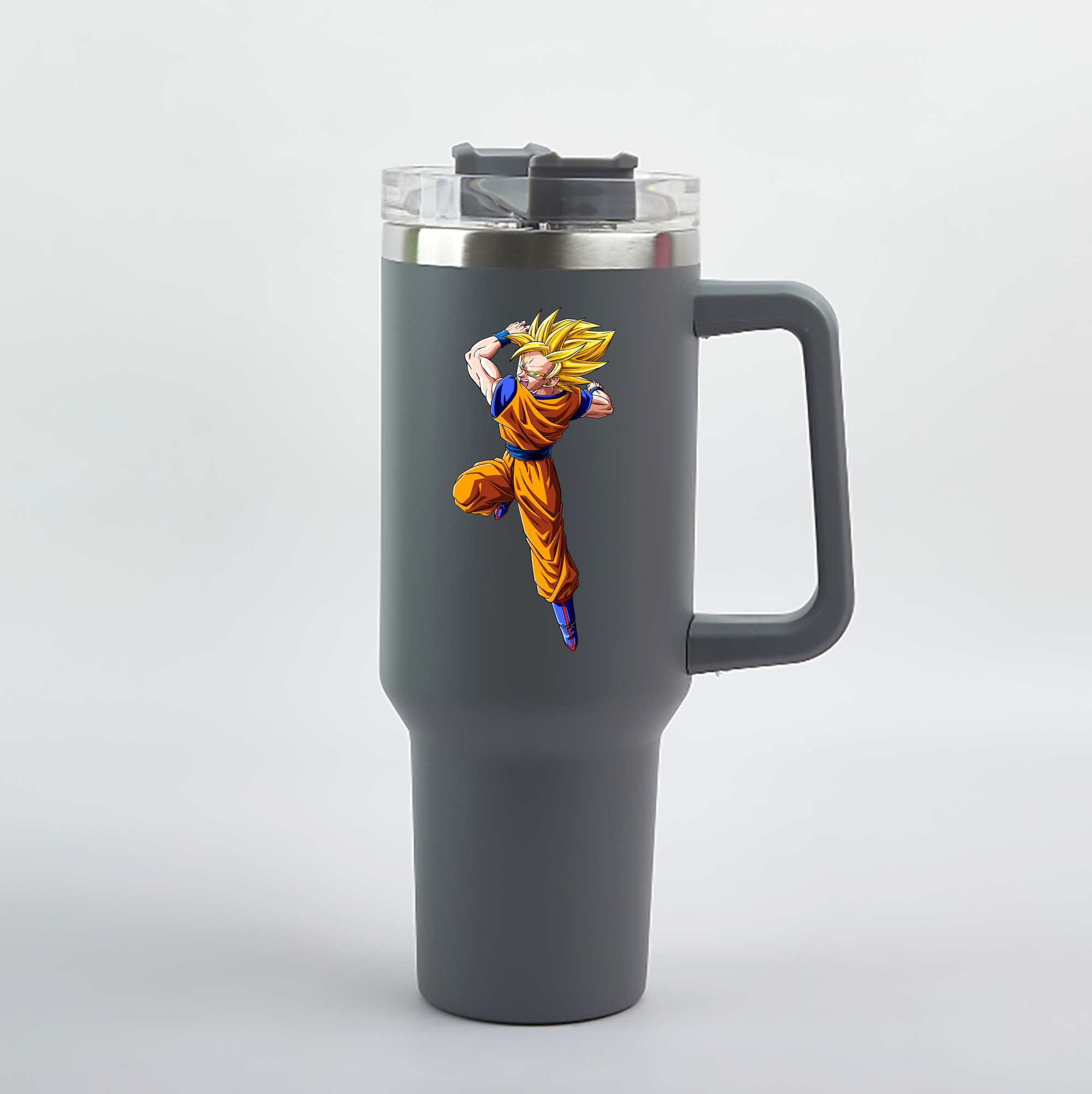 （画像用） ドラゴンボール 孫悟空（そん ごくう）Son Goku カカロット DRAGON BALL Kakarotto 1200mL車用タンブラー（カラープリント）