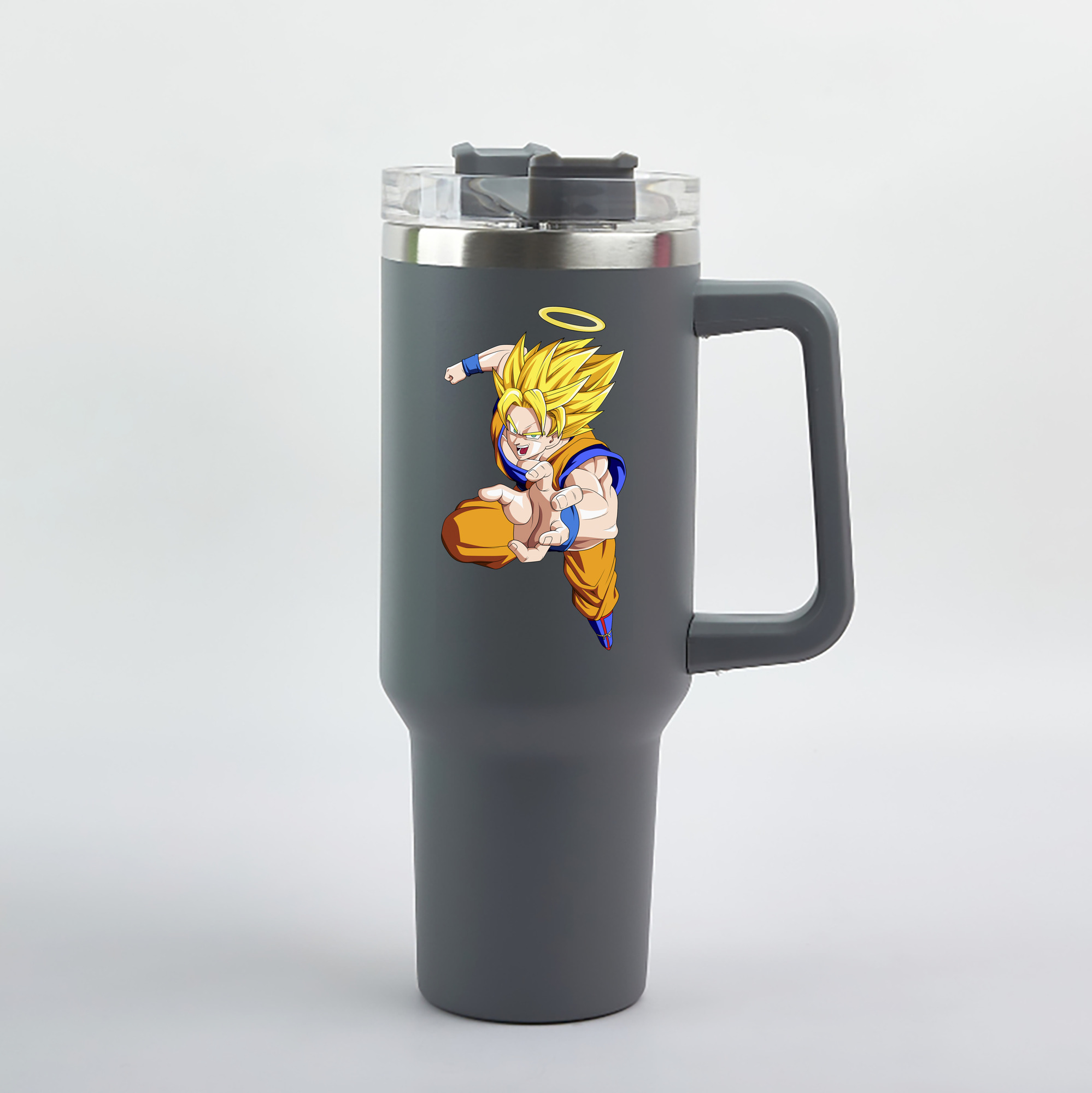 （画像用） ドラゴンボール 孫悟空（そん ごくう）Son Goku カカロット DRAGON BALL Kakarotto 1200mL車用タンブラー（カラープリント）