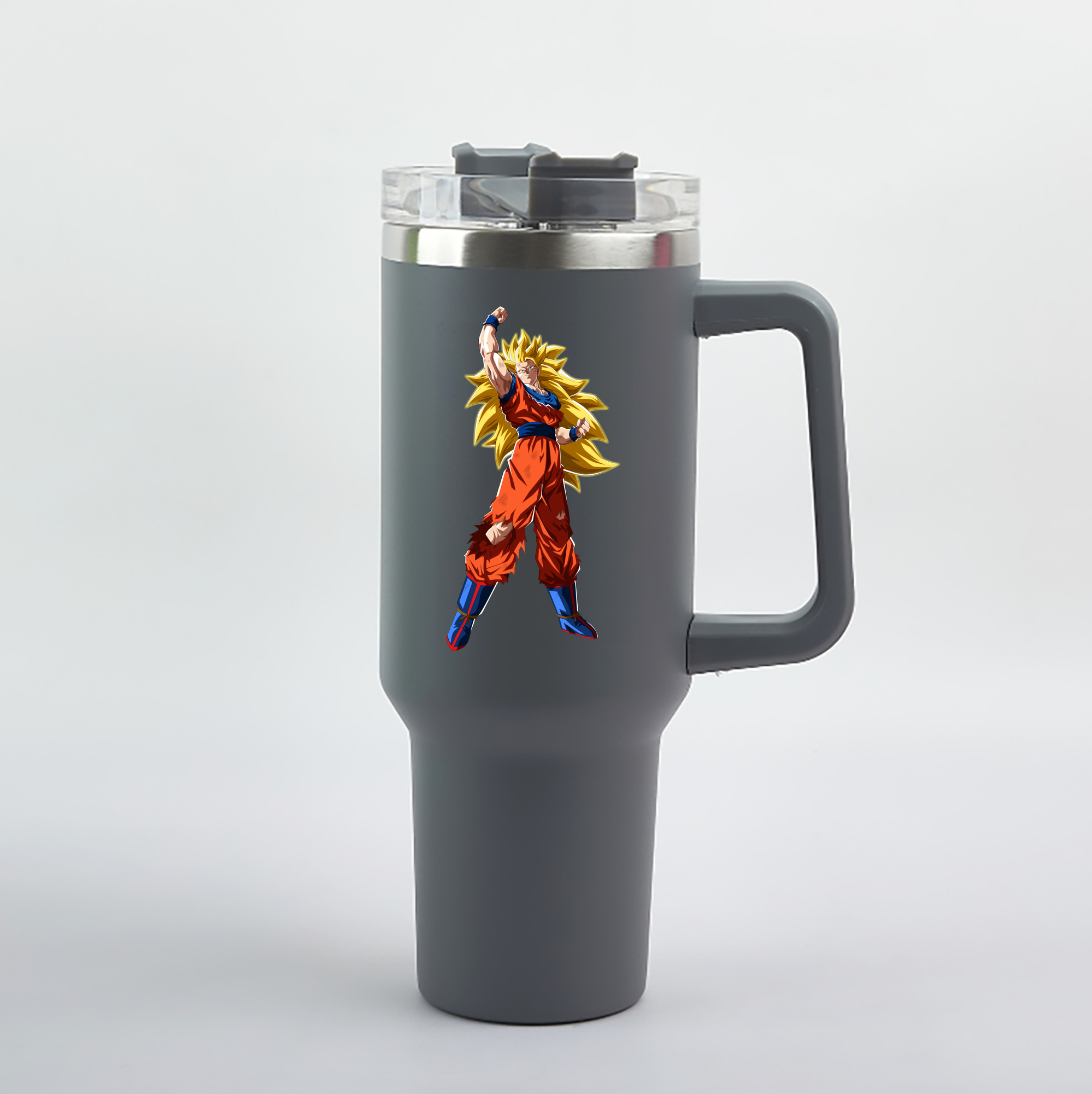 （画像用） ドラゴンボール 孫悟空（そん ごくう）Son Goku カカロット DRAGON BALL Kakarotto 1200mL車用タンブラー（カラープリント）