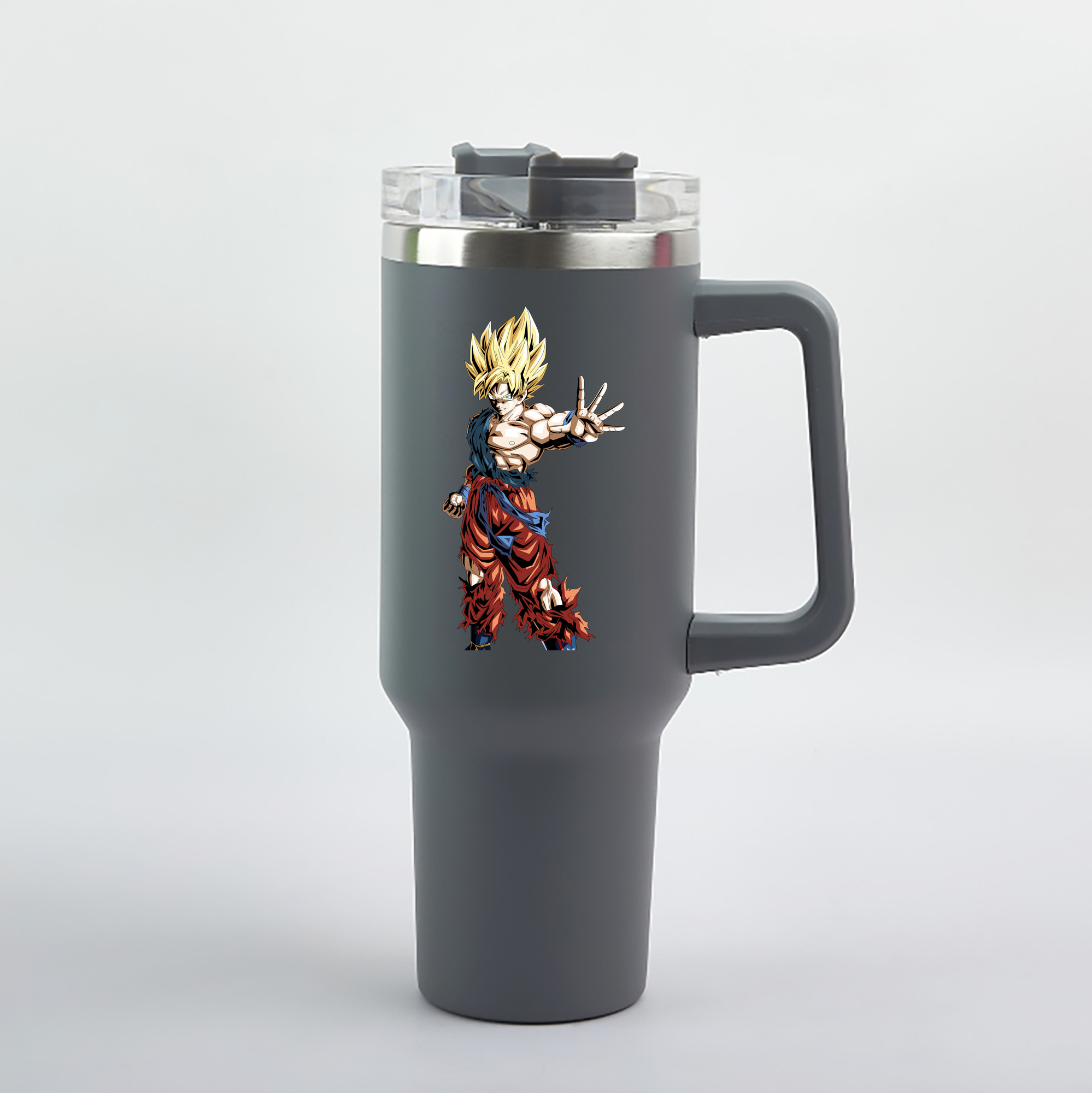 （画像用） ドラゴンボール 孫悟空（そん ごくう）Son Goku カカロット DRAGON BALL Kakarotto 1200mL車用タンブラー（カラープリント）