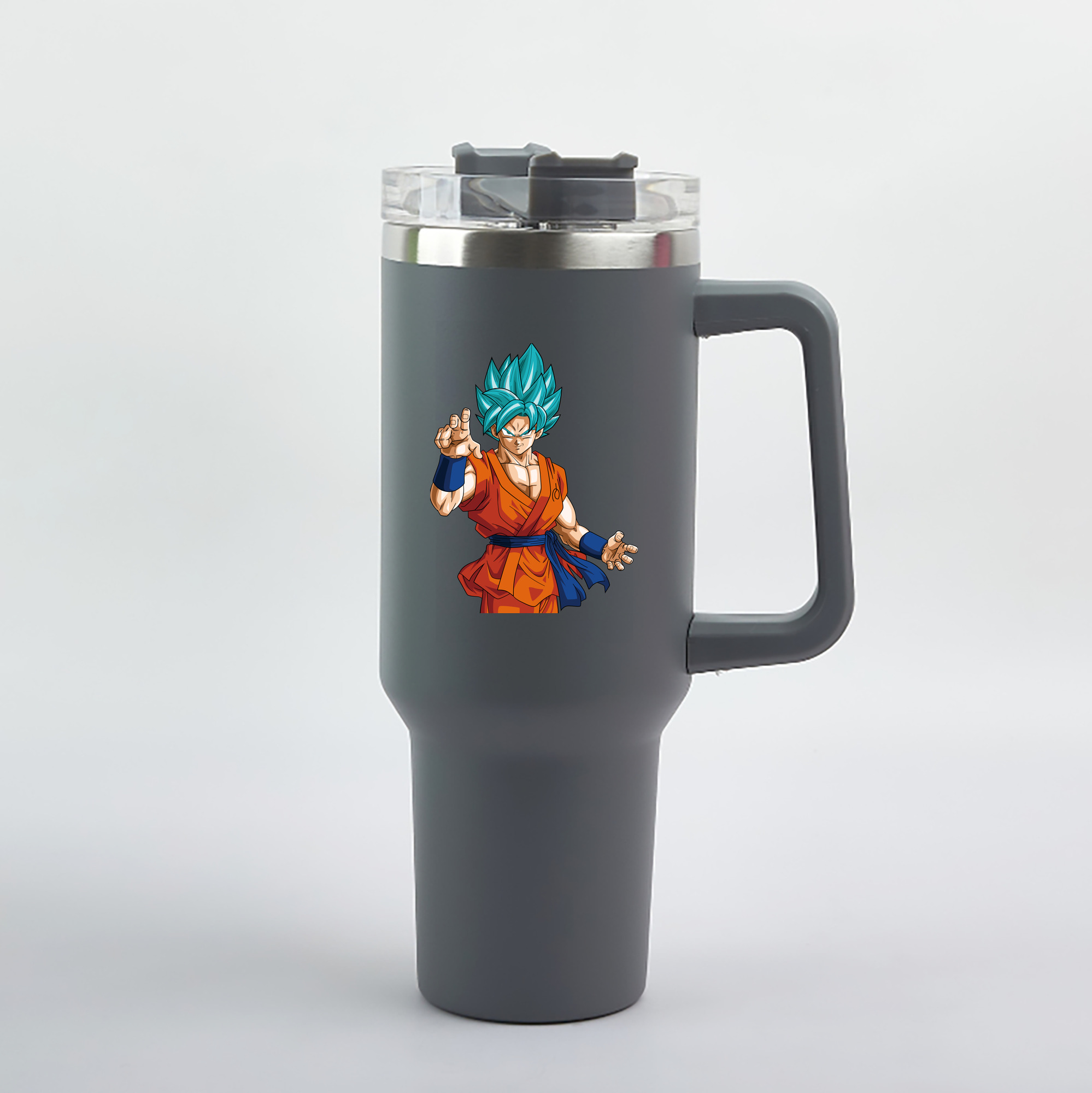 （画像用） ドラゴンボール 孫悟空（そん ごくう）Son Goku カカロット DRAGON BALL Kakarotto 1200mL車用タンブラー（カラープリント）