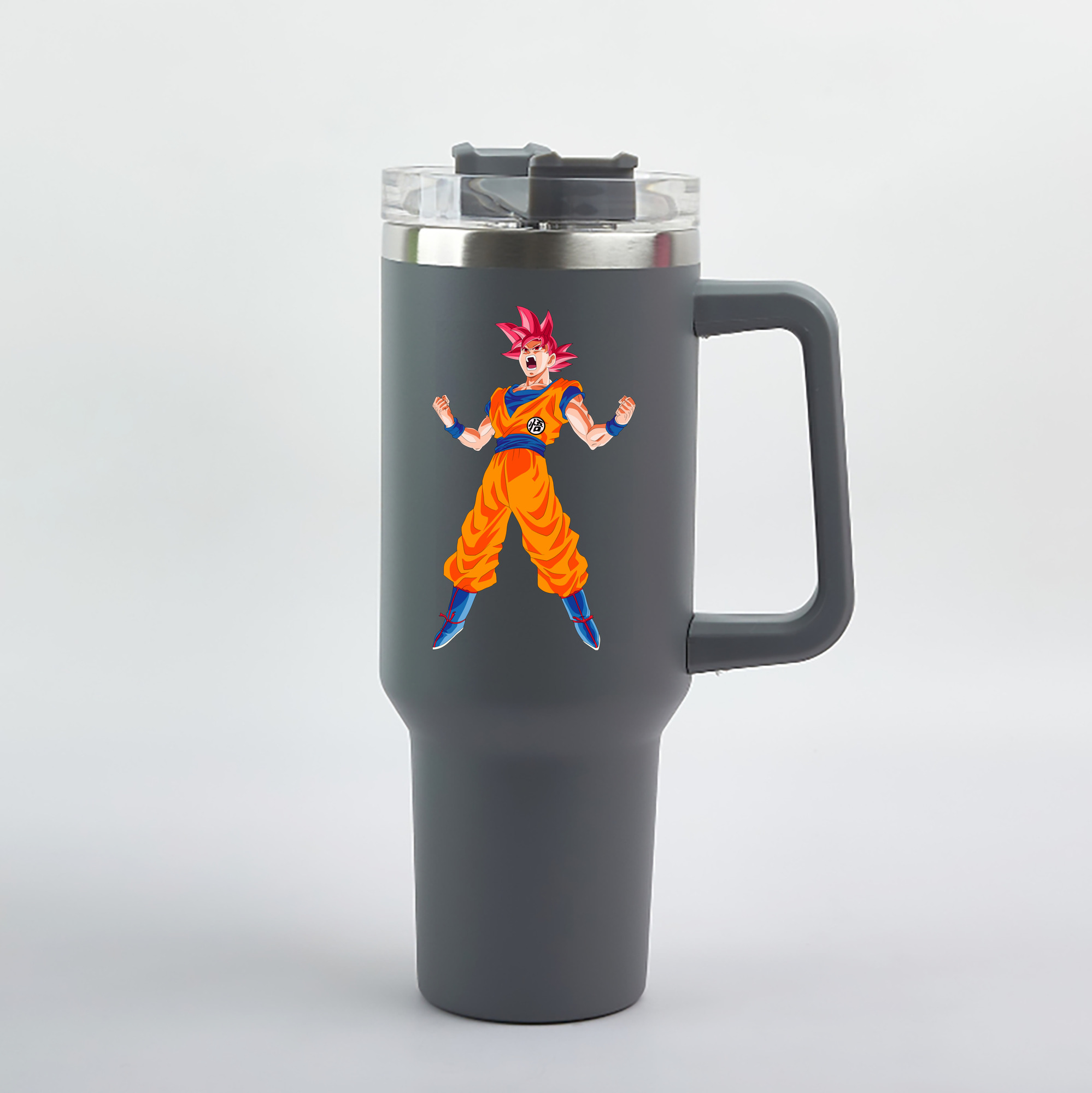（画像用） ドラゴンボール 孫悟空（そん ごくう）Son Goku カカロット DRAGON BALL Kakarotto 1200mL車用タンブラー（カラープリント）