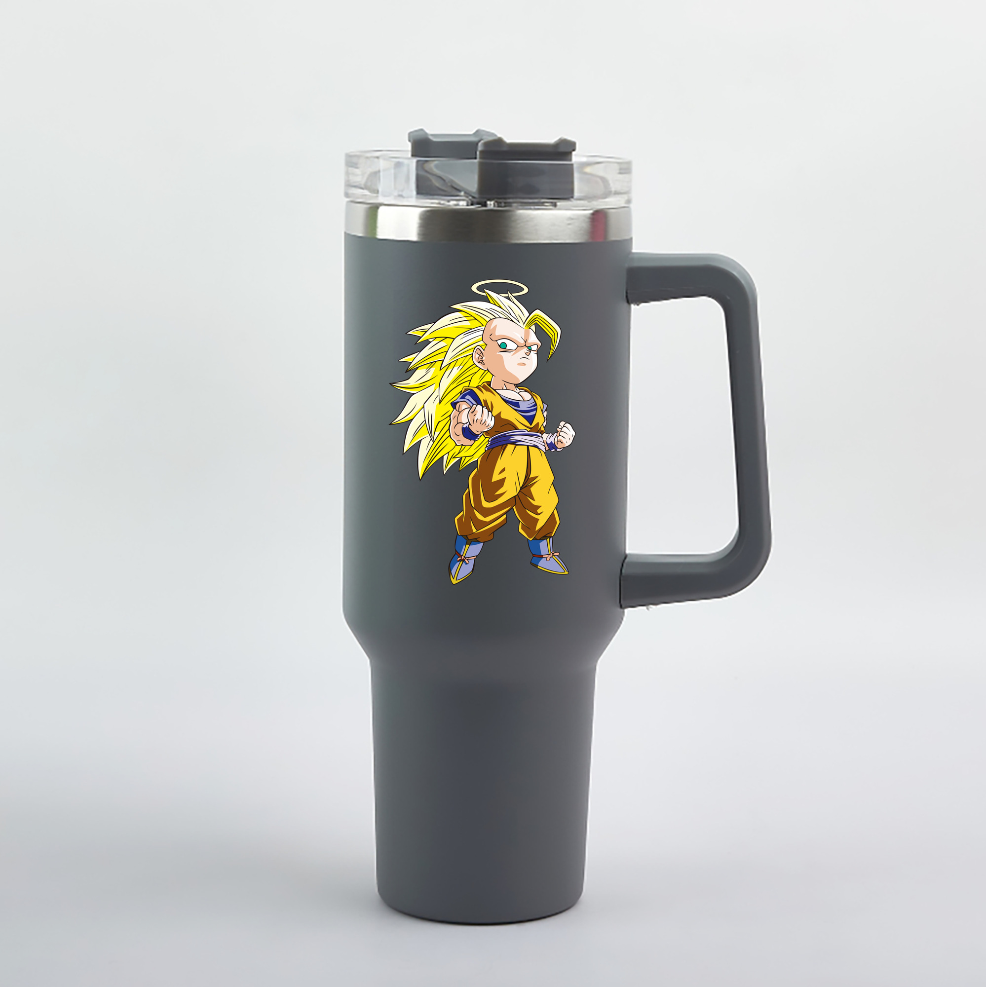 （画像用） ドラゴンボール 孫悟空（そん ごくう）Son Goku カカロット DRAGON BALL Kakarotto 1200mL車用タンブラー（カラープリント）