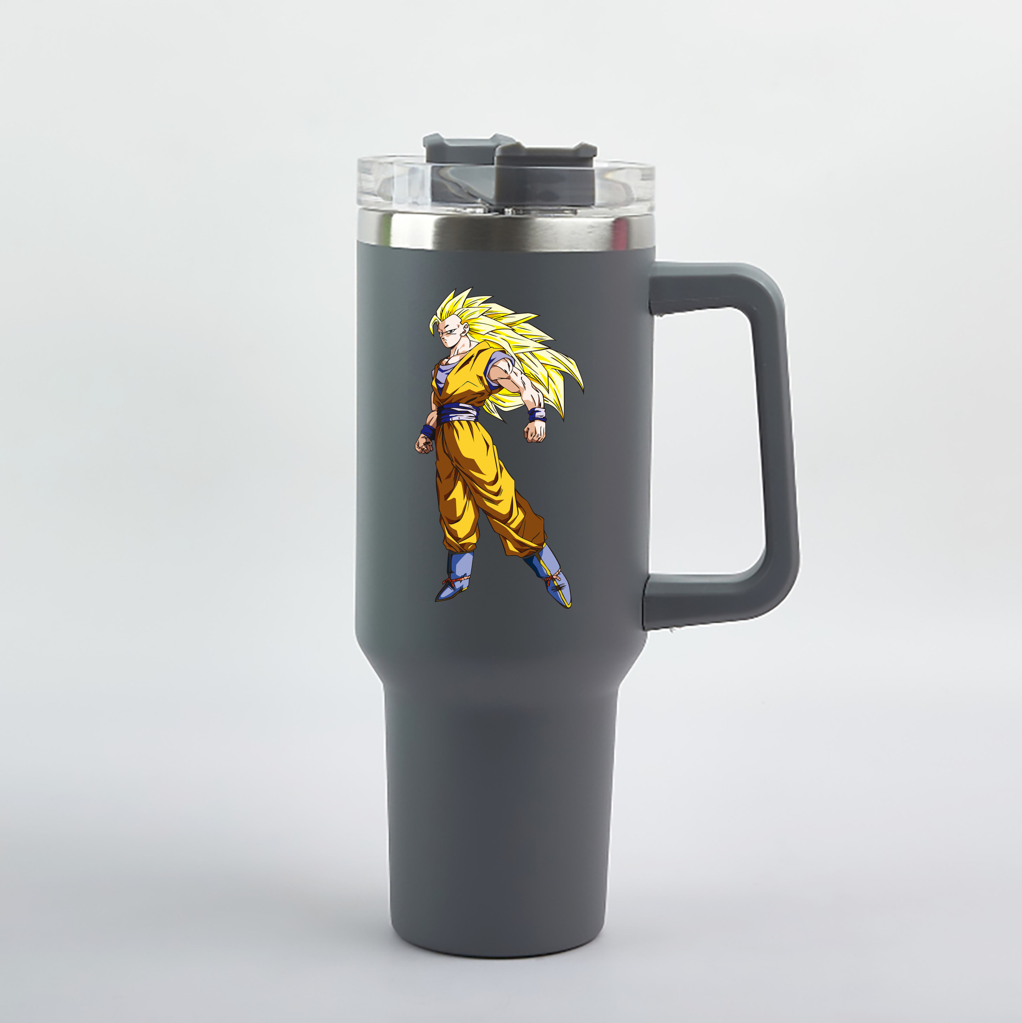 （画像用） ドラゴンボール 孫悟空（そん ごくう）Son Goku カカロット DRAGON BALL Kakarotto 1200mL車用タンブラー（カラープリント）
