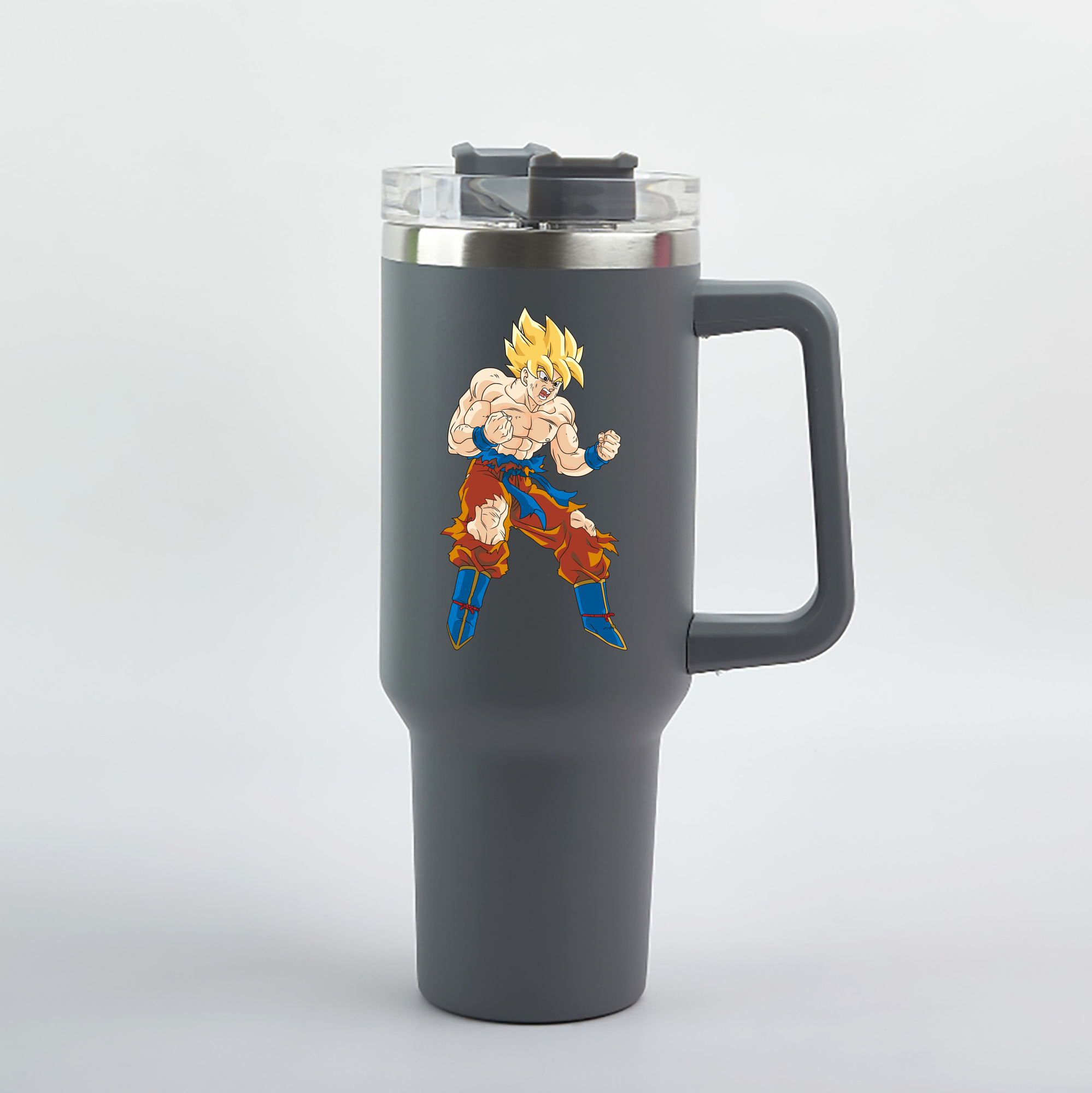 （画像用） ドラゴンボール 孫悟空（そん ごくう）Son Goku カカロット DRAGON BALL Kakarotto 1200mL車用タンブラー（カラープリント）
