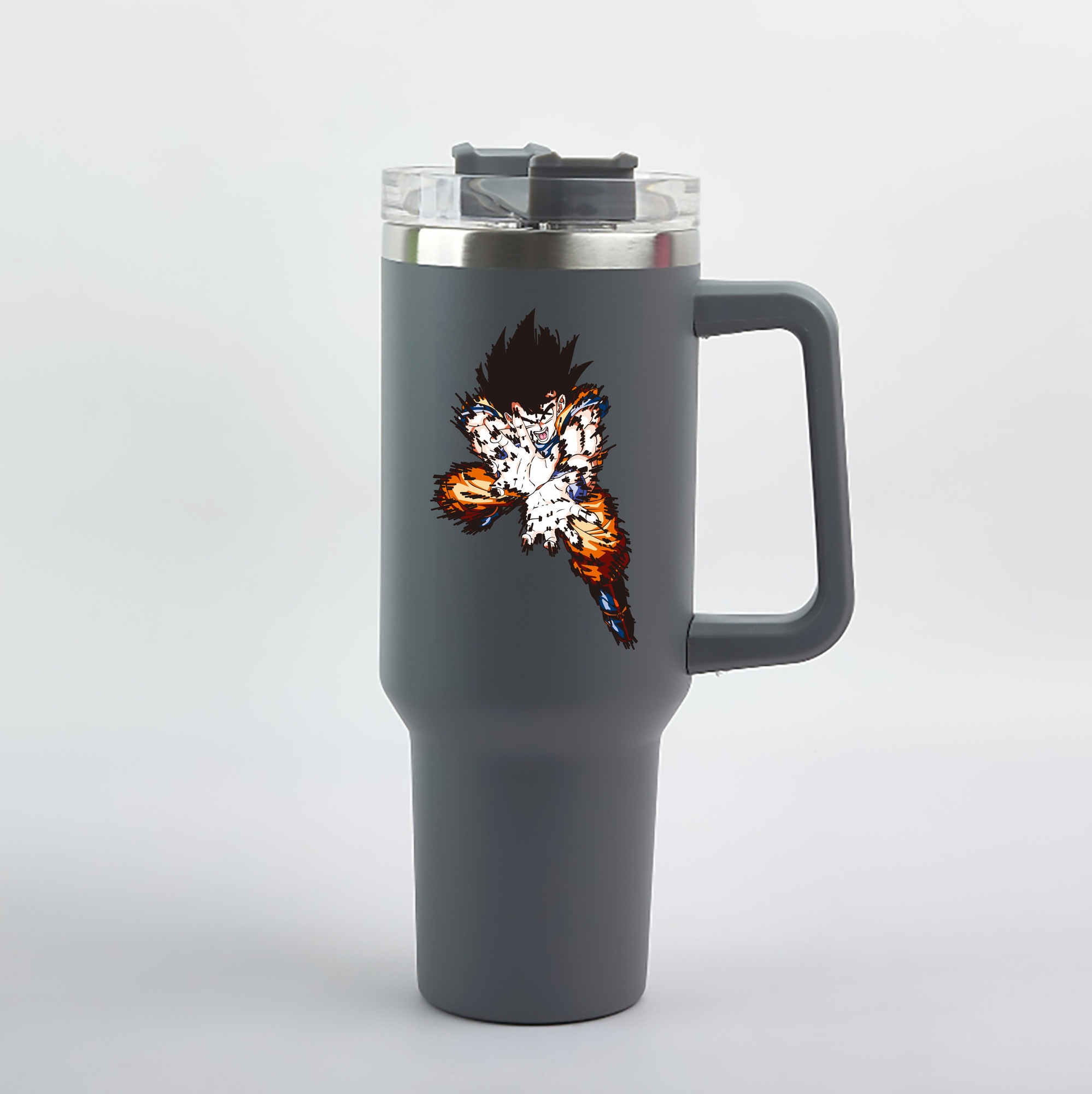 （画像用） ドラゴンボール 孫悟空（そん ごくう）Son Goku カカロット DRAGON BALL Kakarotto 1200mL車用タンブラー（カラープリント）