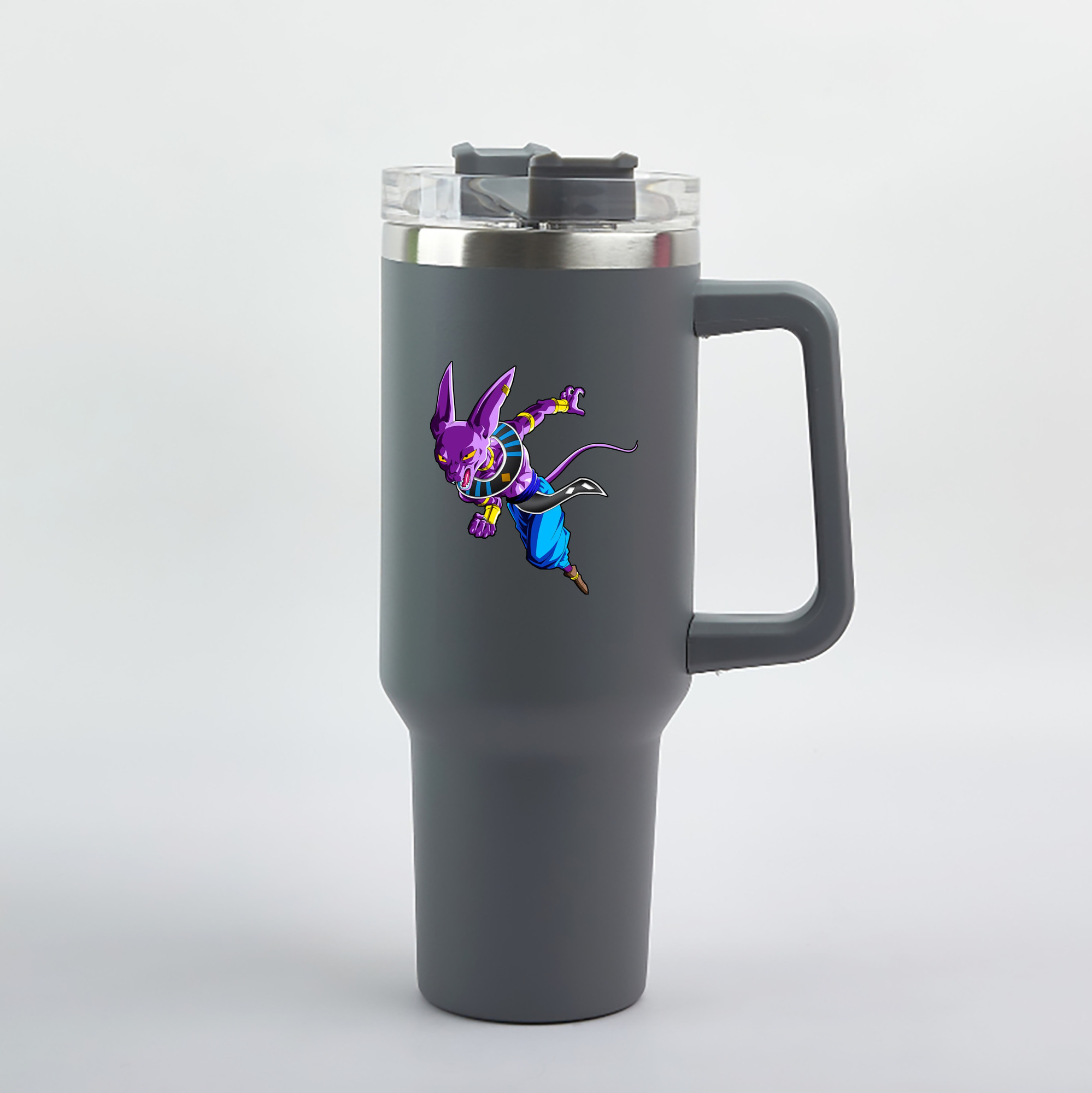 （画像用） ドラゴンボール ビルス 破壊神ビルス DRAGON BALL Beerus Birusu 1200mL車用タンブラー（カラープリント）