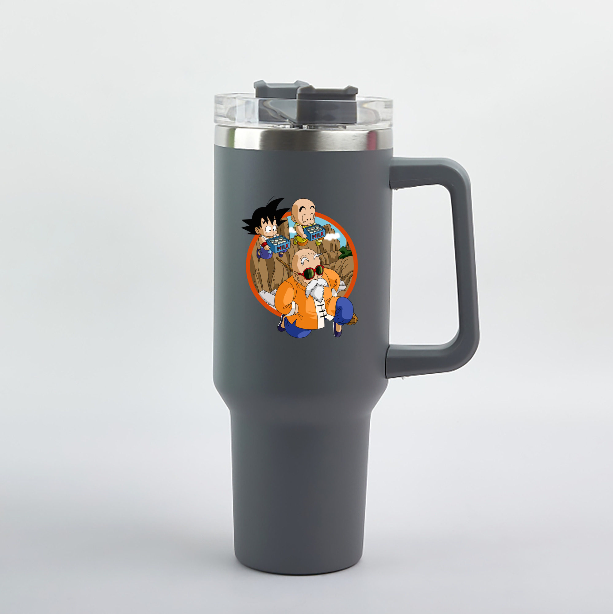 （画像用） ドラゴンボール 亀仙人（かめせんにん） DRAGON BALL Master Roshi Kame Sennin 1200mL車用タンブラー（カラープリント）