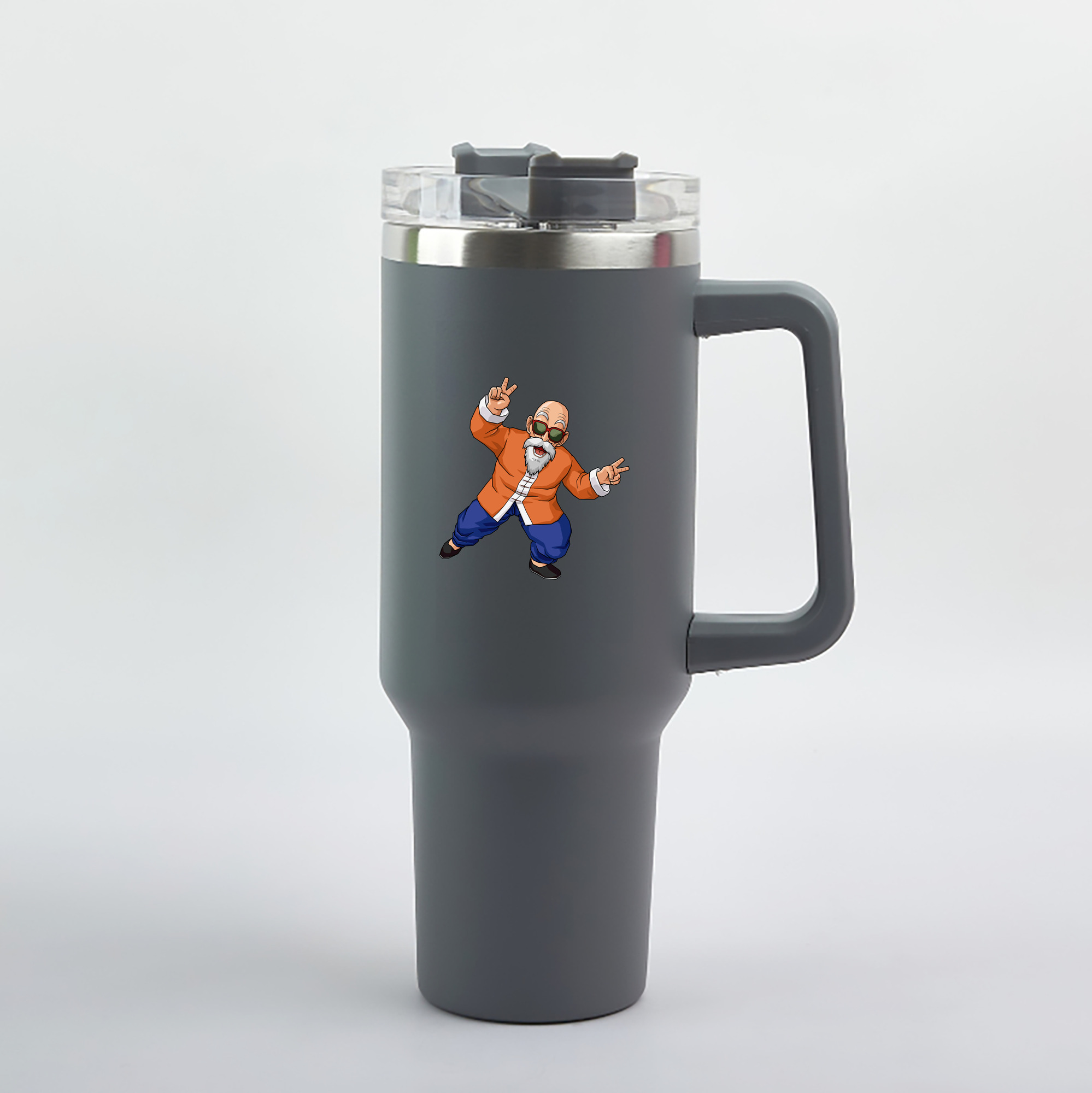 （画像用） ドラゴンボール 亀仙人（かめせんにん） DRAGON BALL Master Roshi Kame Sennin 1200mL車用タンブラー（カラープリント）
