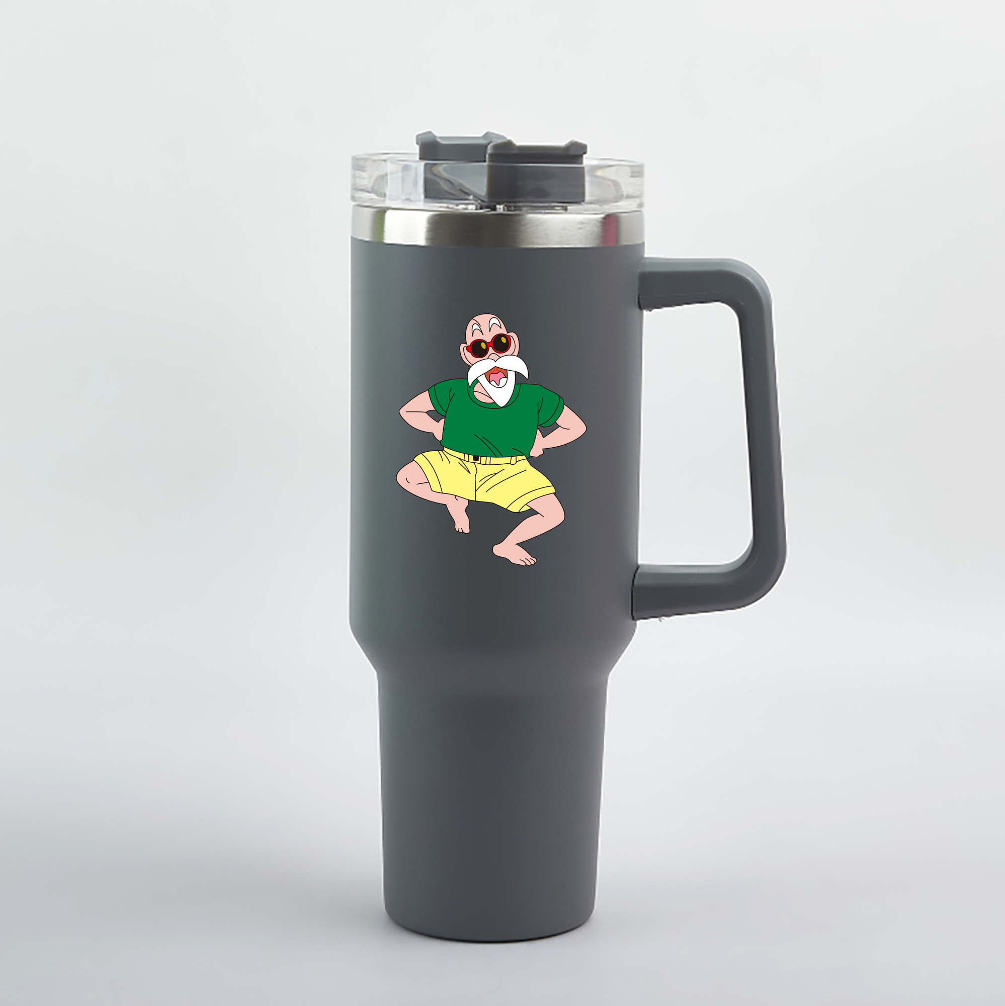 （画像用） ドラゴンボール 亀仙人（かめせんにん） DRAGON BALL Master Roshi Kame Sennin 1200mL車用タンブラー（カラープリント）