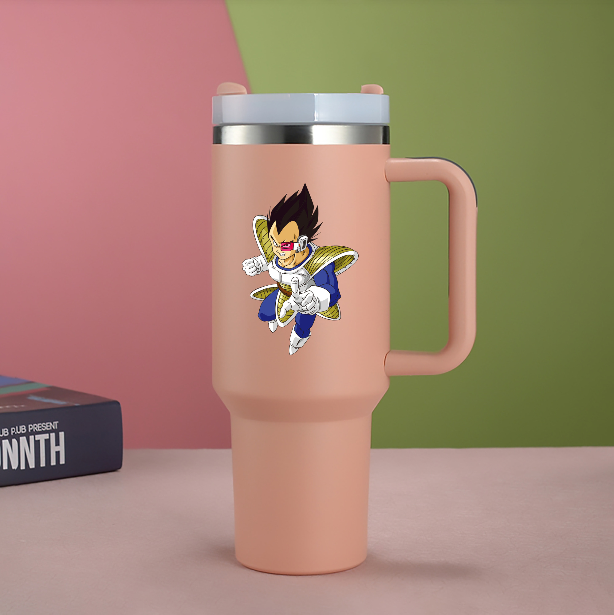 （画像用） ドラゴンボール ベジータ四世（Bejīta Yonsei）DRAGON BALL Vegeta IV 1200mL車用タンブラー（カラープリント）
