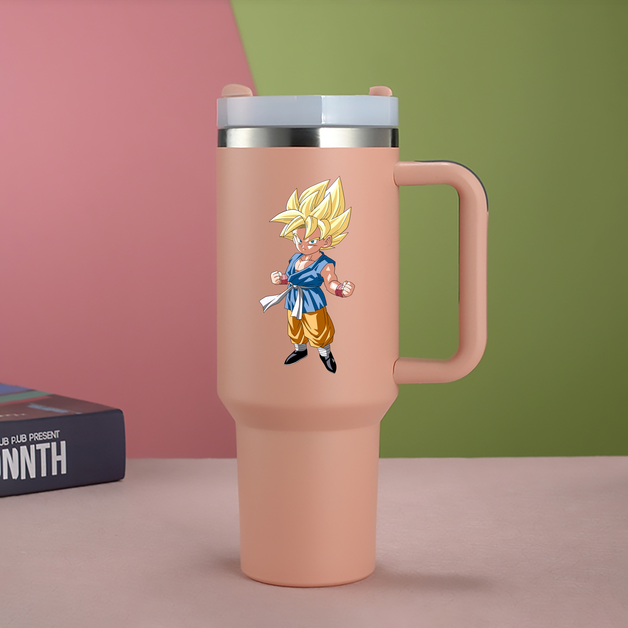 （画像用） ドラゴンボール 孫 悟飯（そんごはん）DRAGON BALL Son Gohan 1200mL車用タンブラー（カラープリント）