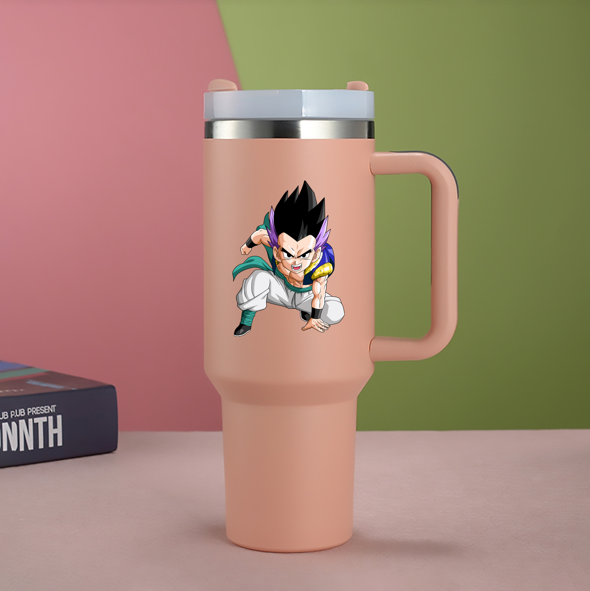 （画像用） ドラゴンボール 孫 悟飯（そんごはん）DRAGON BALL Son Gohan 1200mL車用タンブラー（カラープリント）