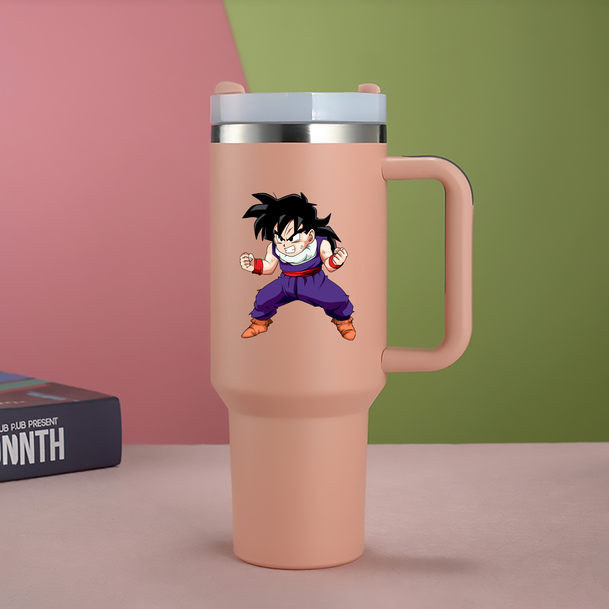 （画像用） ドラゴンボール 孫 悟飯（そんごはん）DRAGON BALL Son Gohan 1200mL車用タンブラー（カラープリント）