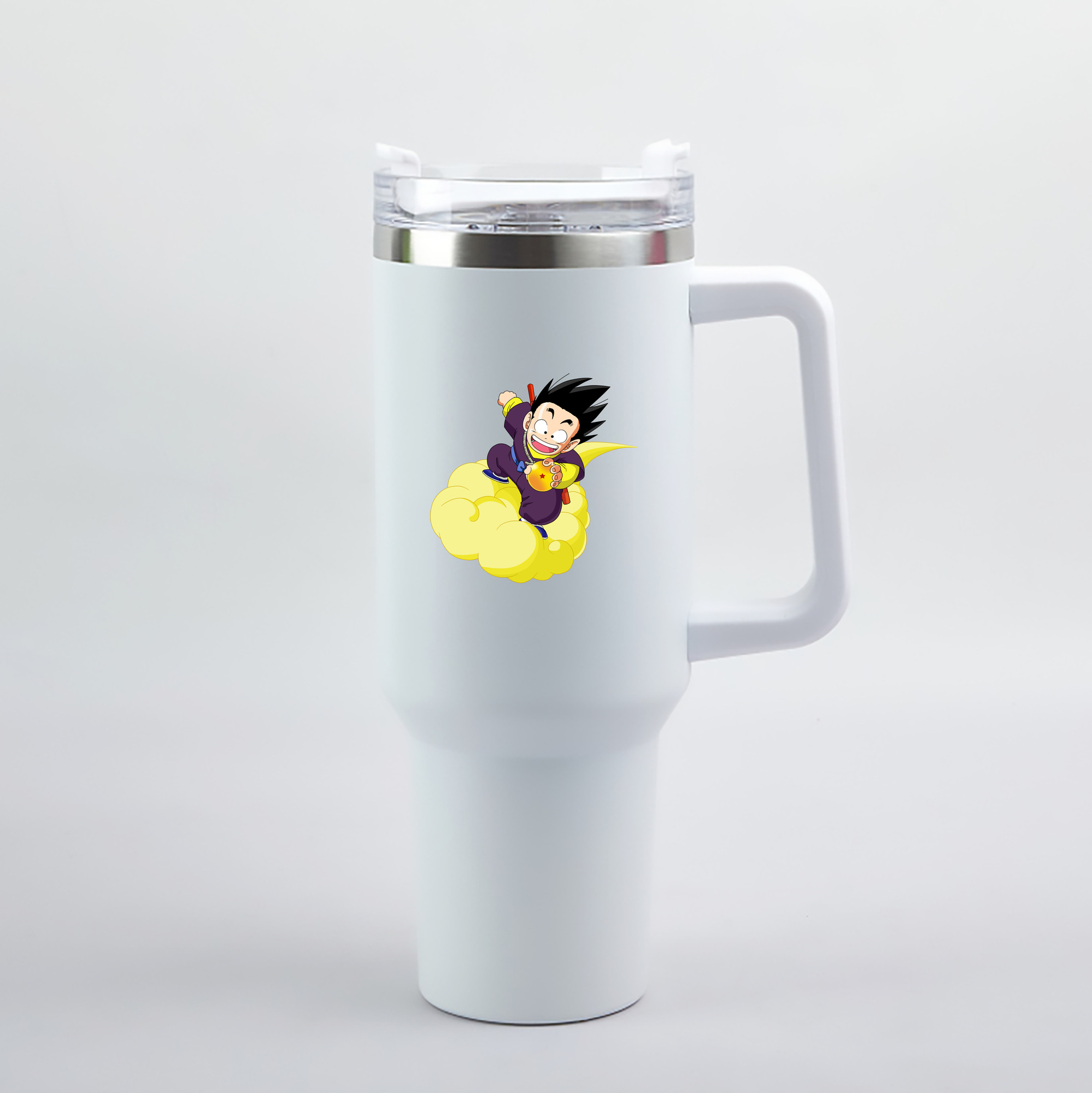 （画像用） ドラゴンボール 孫悟空（そん ごくう）Son Goku カカロット DRAGON BALL Kakarotto 1200mL車用タンブラー（カラープリント）