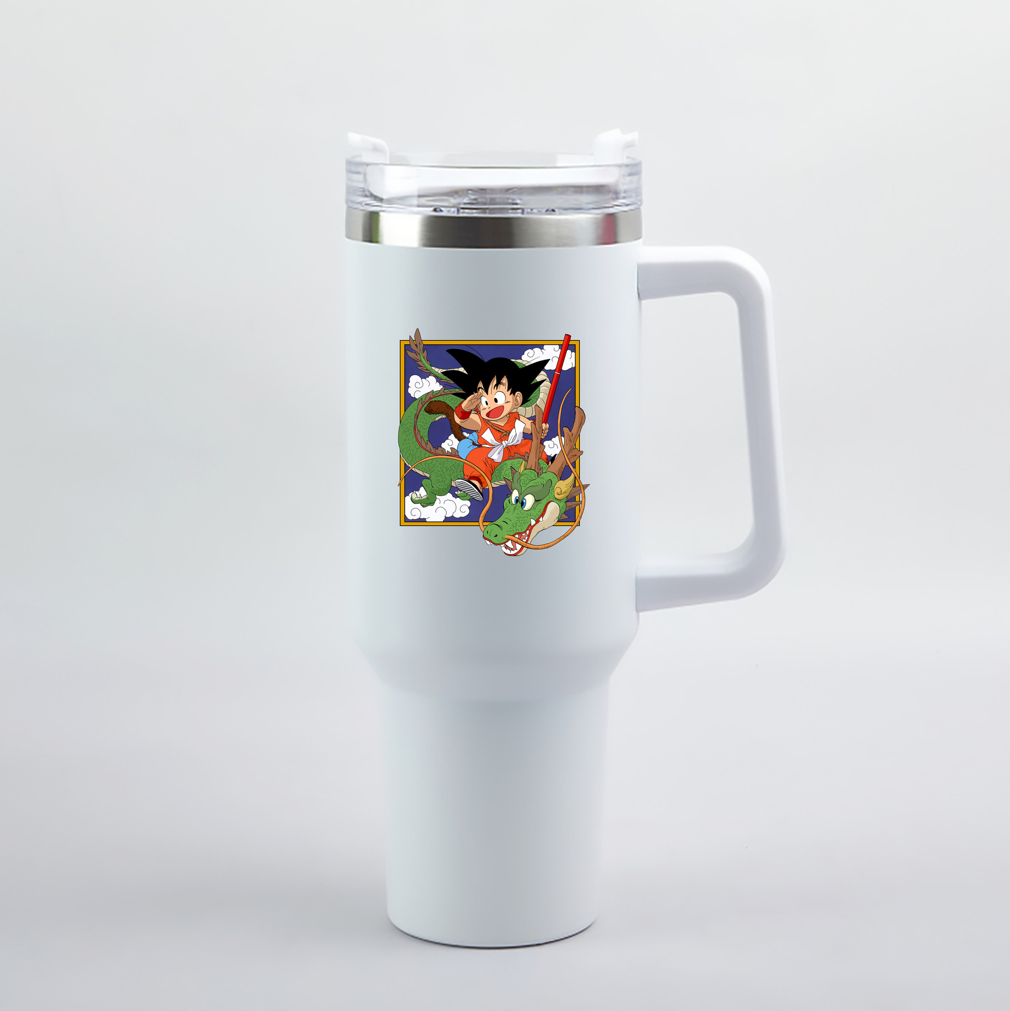 （画像用） ドラゴンボール 孫悟空（そん ごくう）Son Goku カカロット DRAGON BALL Kakarotto 1200mL車用タンブラー（カラープリント）