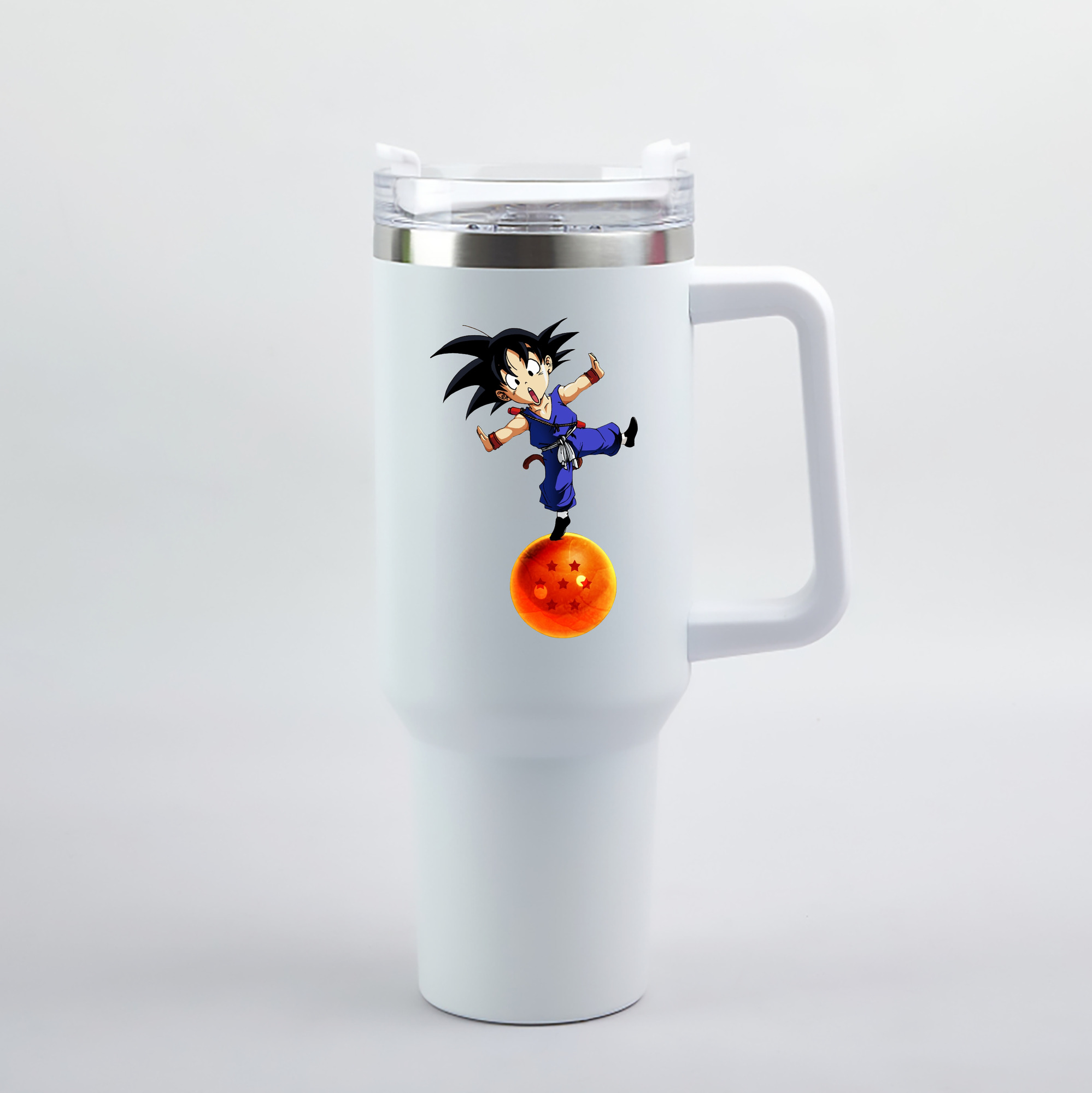 （画像用） ドラゴンボール 孫悟空（そん ごくう）Son Goku カカロット DRAGON BALL Kakarotto 1200mL車用タンブラー（カラープリント）