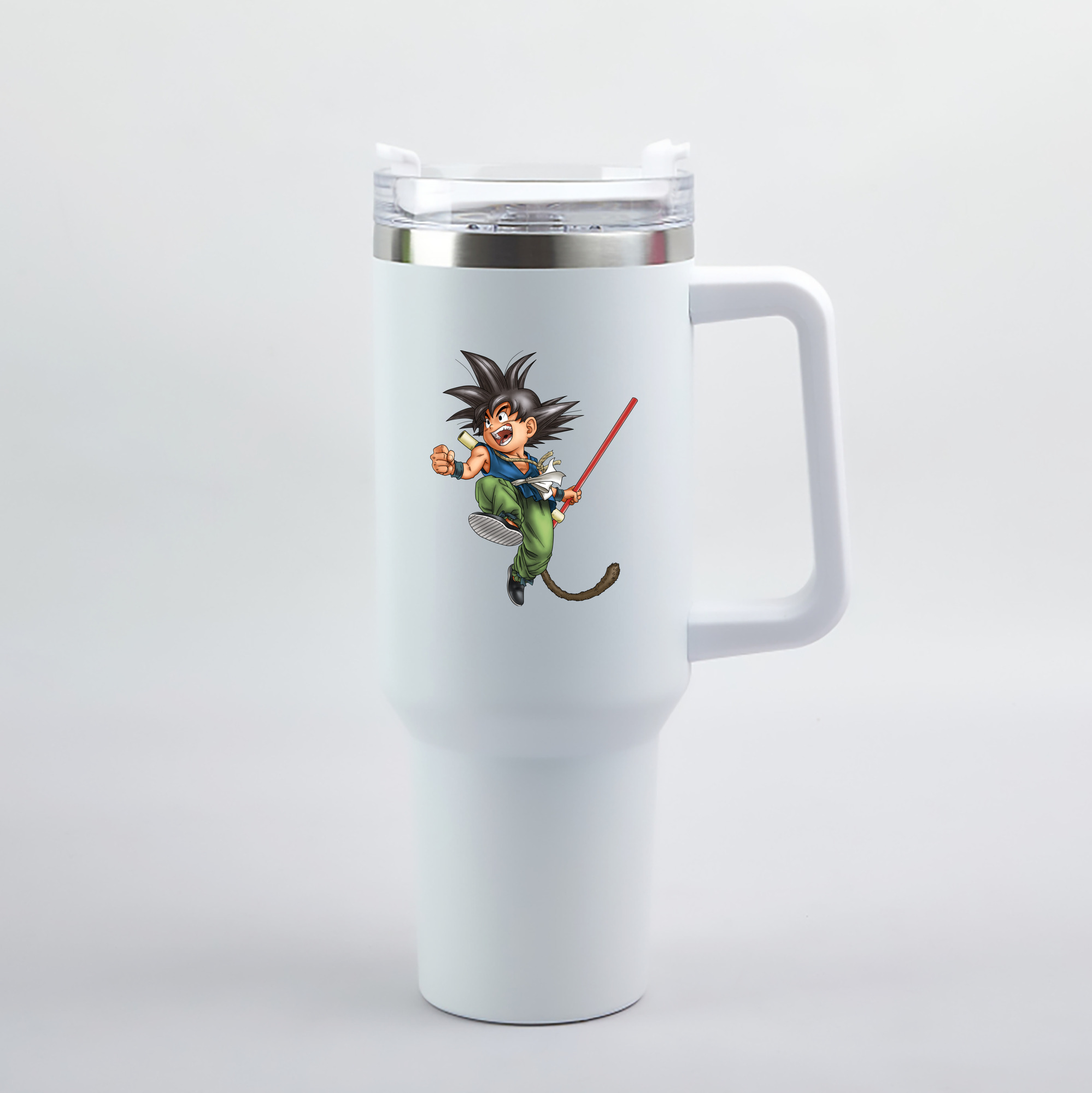 （画像用） ドラゴンボール 孫悟空（そん ごくう）Son Goku カカロット DRAGON BALL Kakarotto 1200mL車用タンブラー（カラープリント）