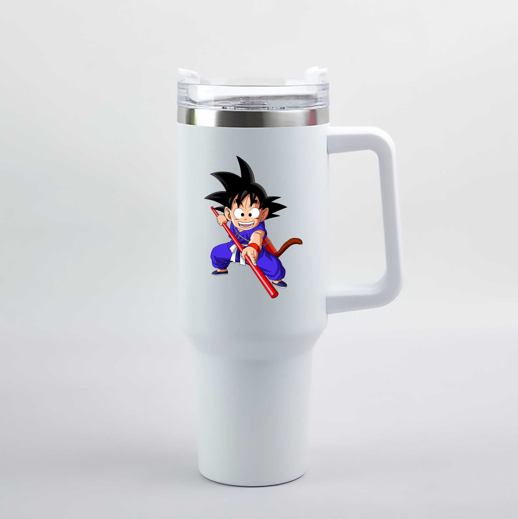 （画像用） ドラゴンボール 孫悟空（そん ごくう）Son Goku カカロット DRAGON BALL Kakarotto 1200mL車用タンブラー（カラープリント）