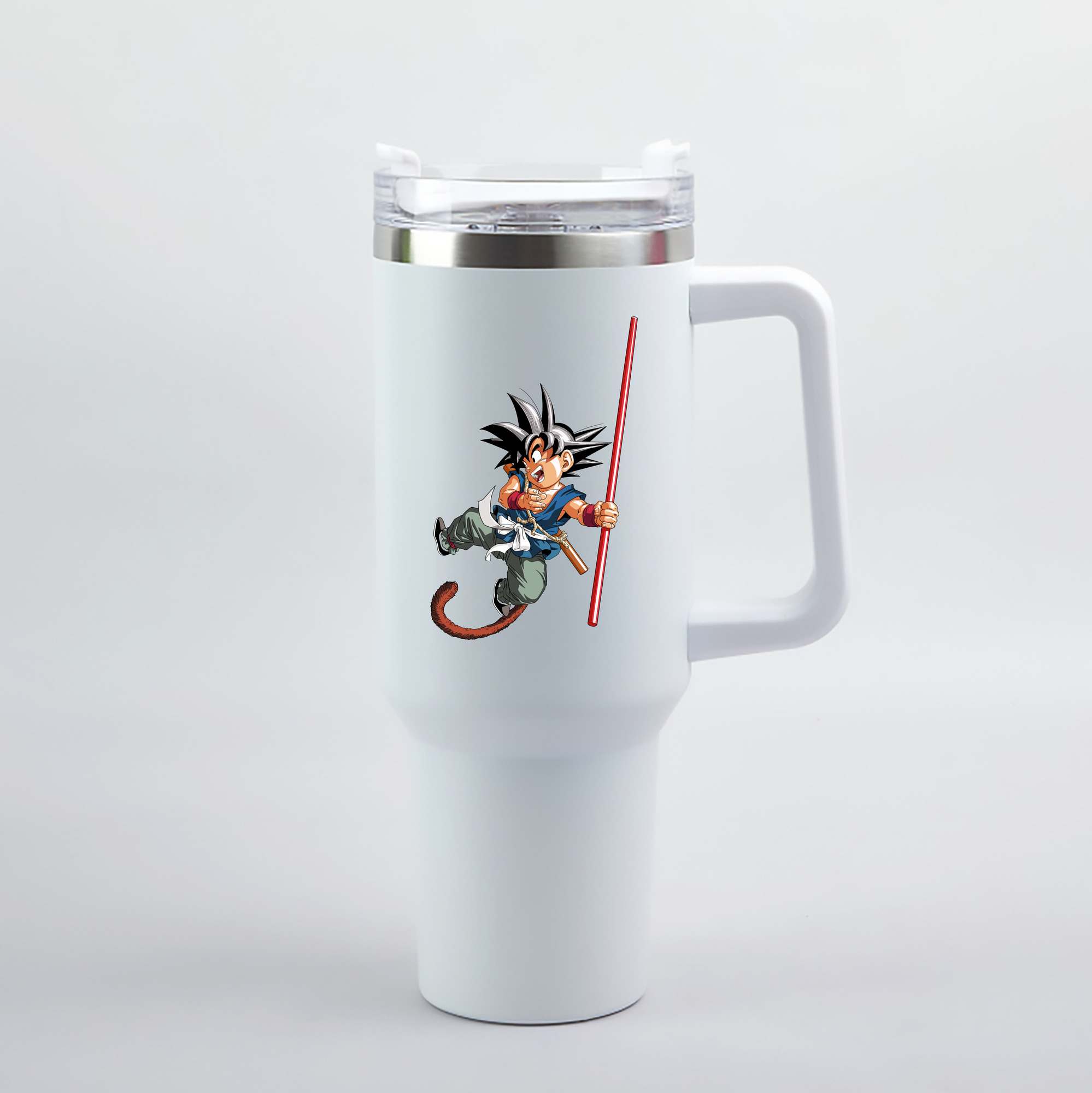 （画像用） ドラゴンボール 孫悟空（そん ごくう）Son Goku カカロット DRAGON BALL Kakarotto 1200mL車用タンブラー（カラープリント）