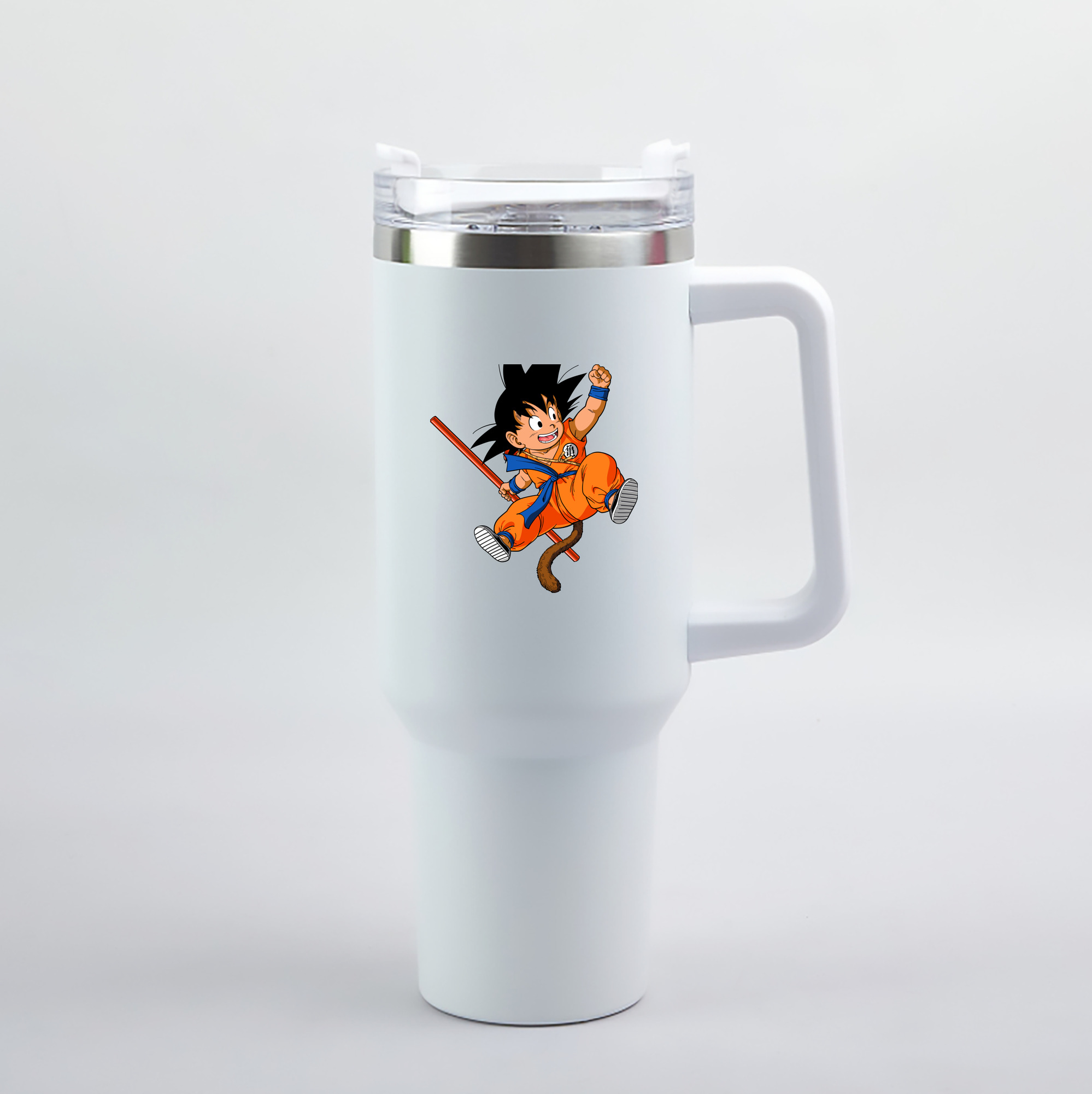 （画像用） ドラゴンボール 孫悟空（そん ごくう）Son Goku カカロット DRAGON BALL Kakarotto 1200mL車用タンブラー（カラープリント）