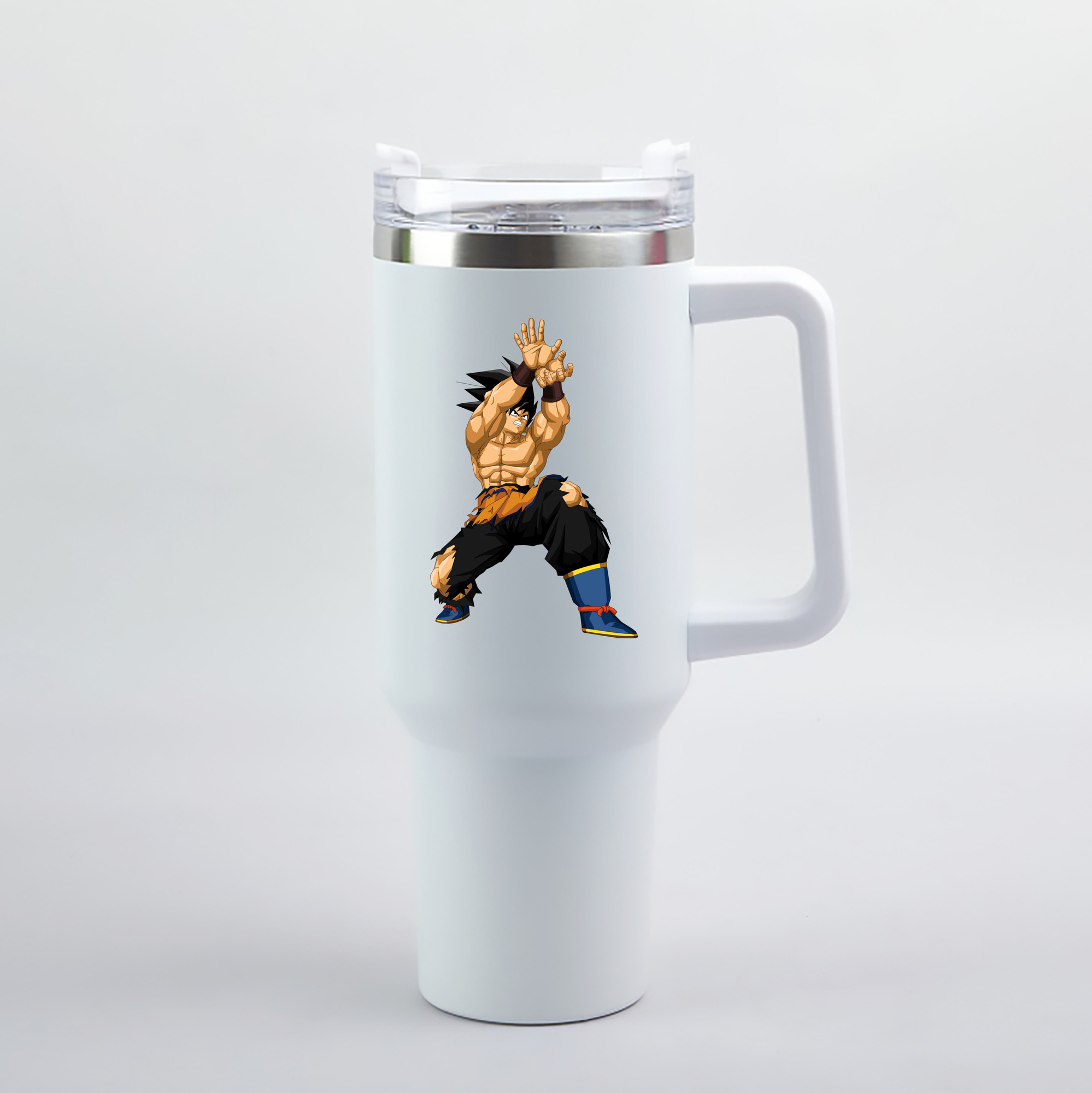 （画像用） ドラゴンボール 孫悟空（そん ごくう）Son Goku カカロット DRAGON BALL Kakarotto 1200mL車用タンブラー（カラープリント）