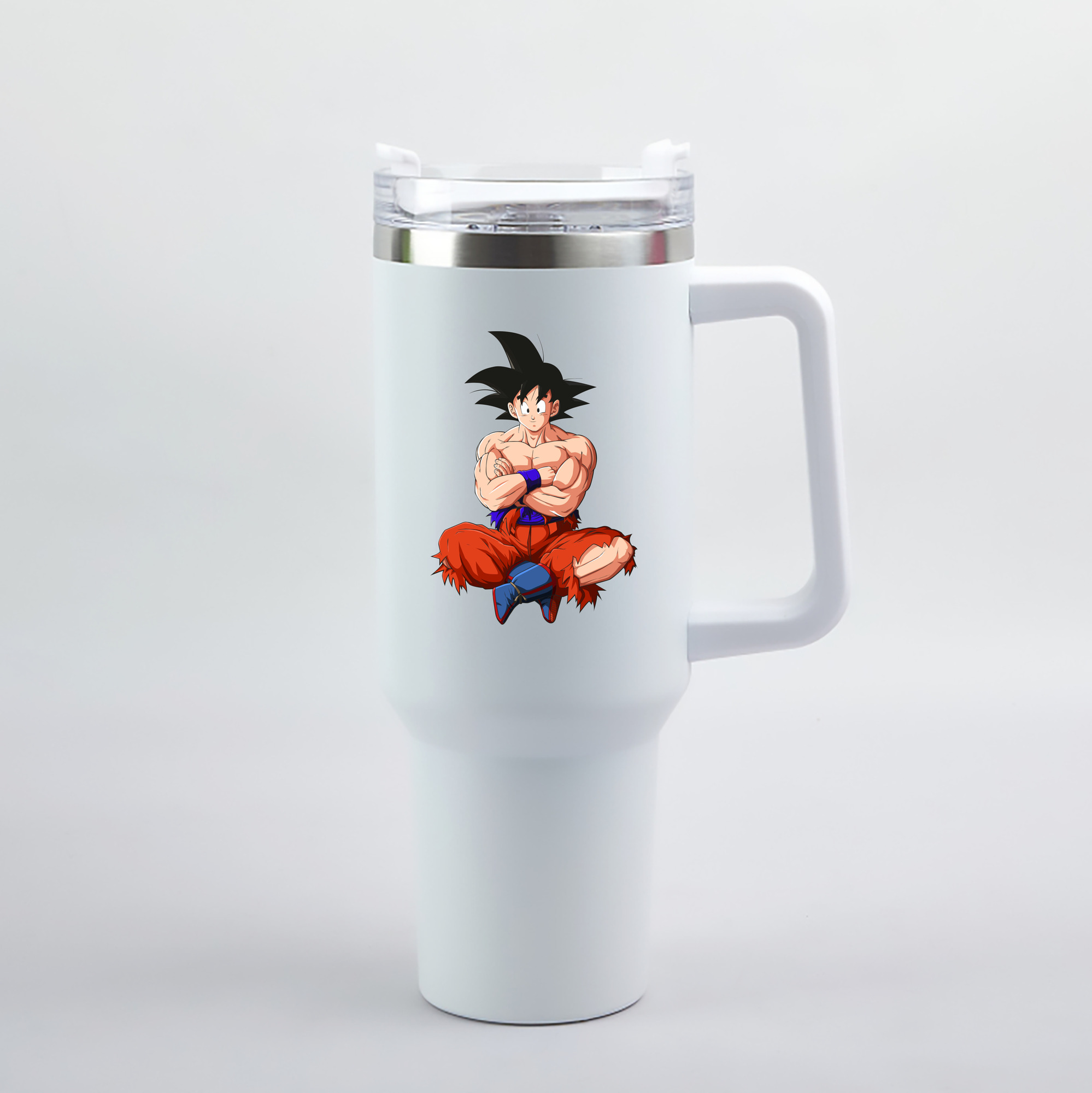 （画像用） ドラゴンボール 孫悟空（そん ごくう）Son Goku カカロット DRAGON BALL Kakarotto 1200mL車用タンブラー（カラープリント）